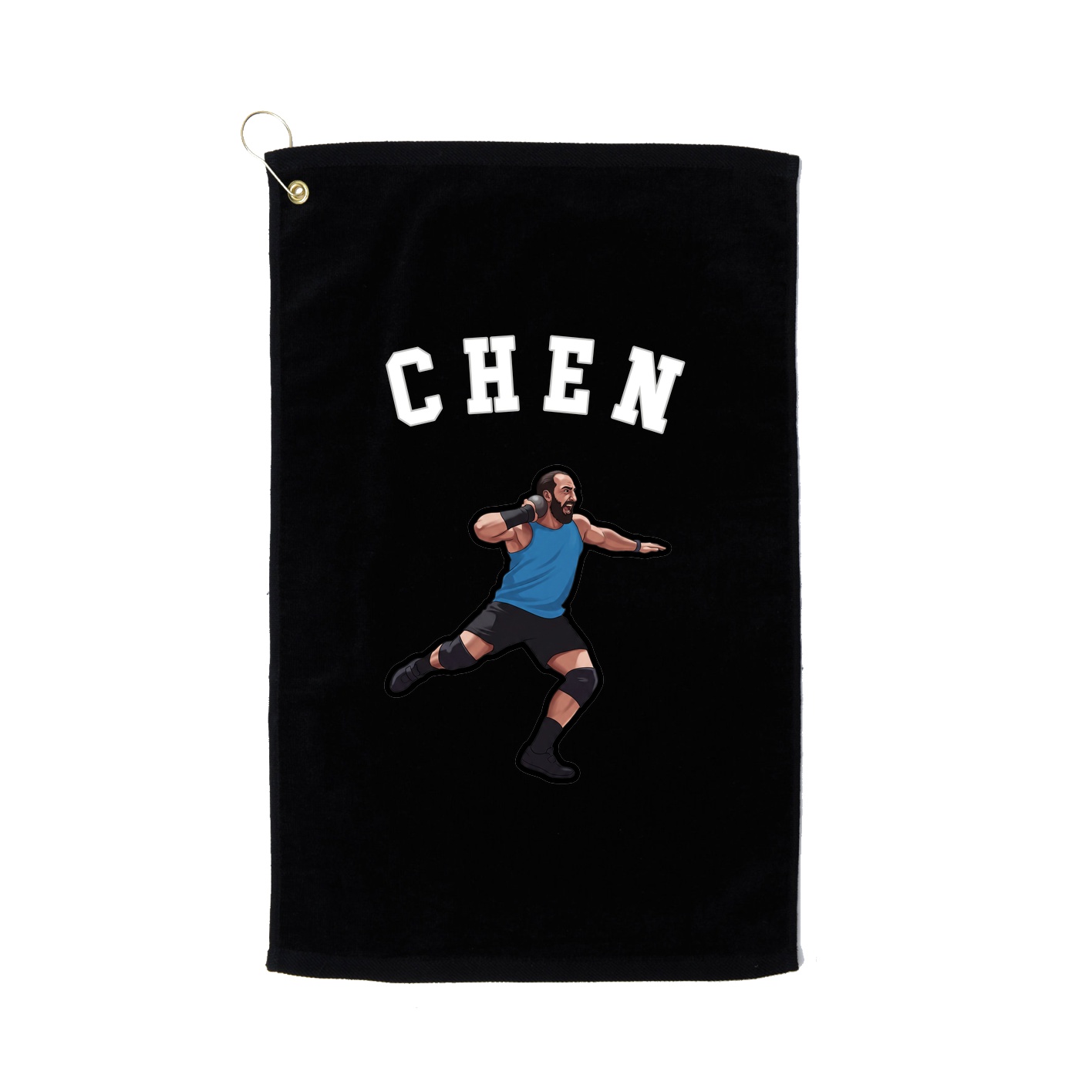 Golf Towel — Shirsey Arch in Black