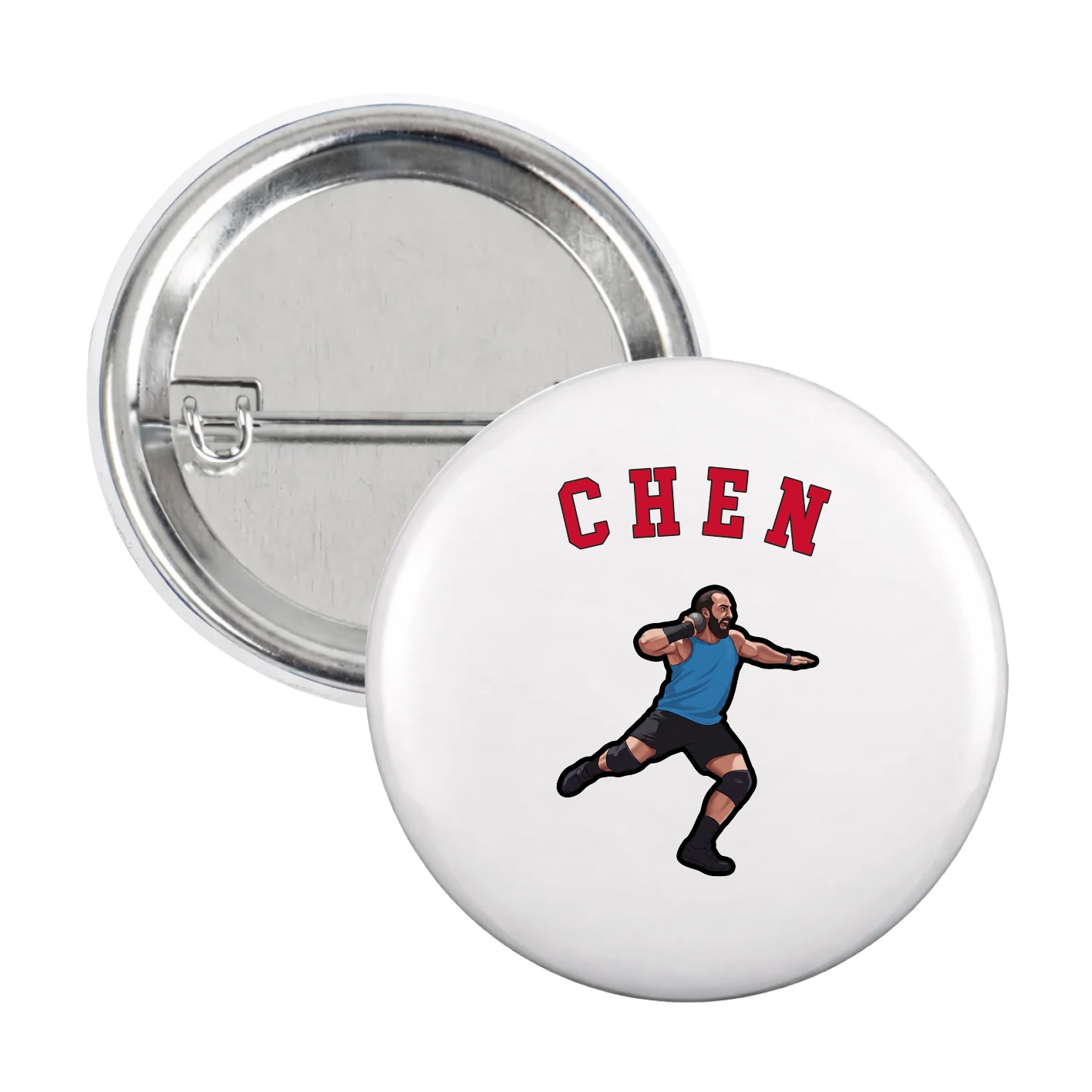 Game Day Button — Shirsey Arch in White