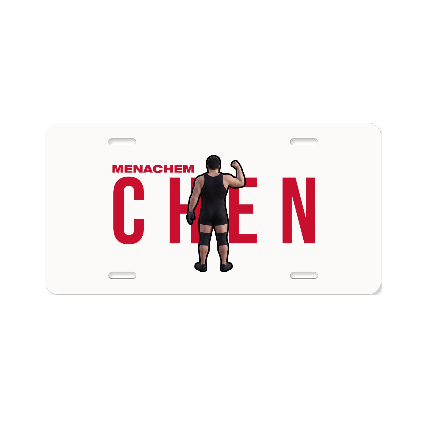 License Plate — Player Name in Classic