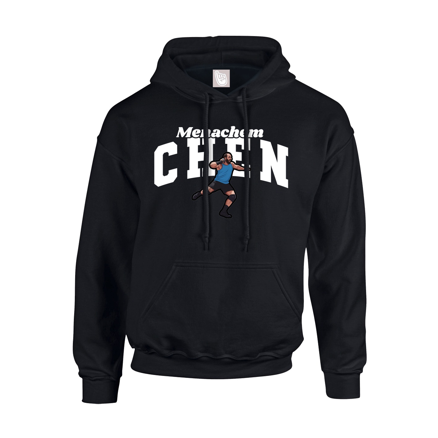 Hoodie — Signature Arch in Black