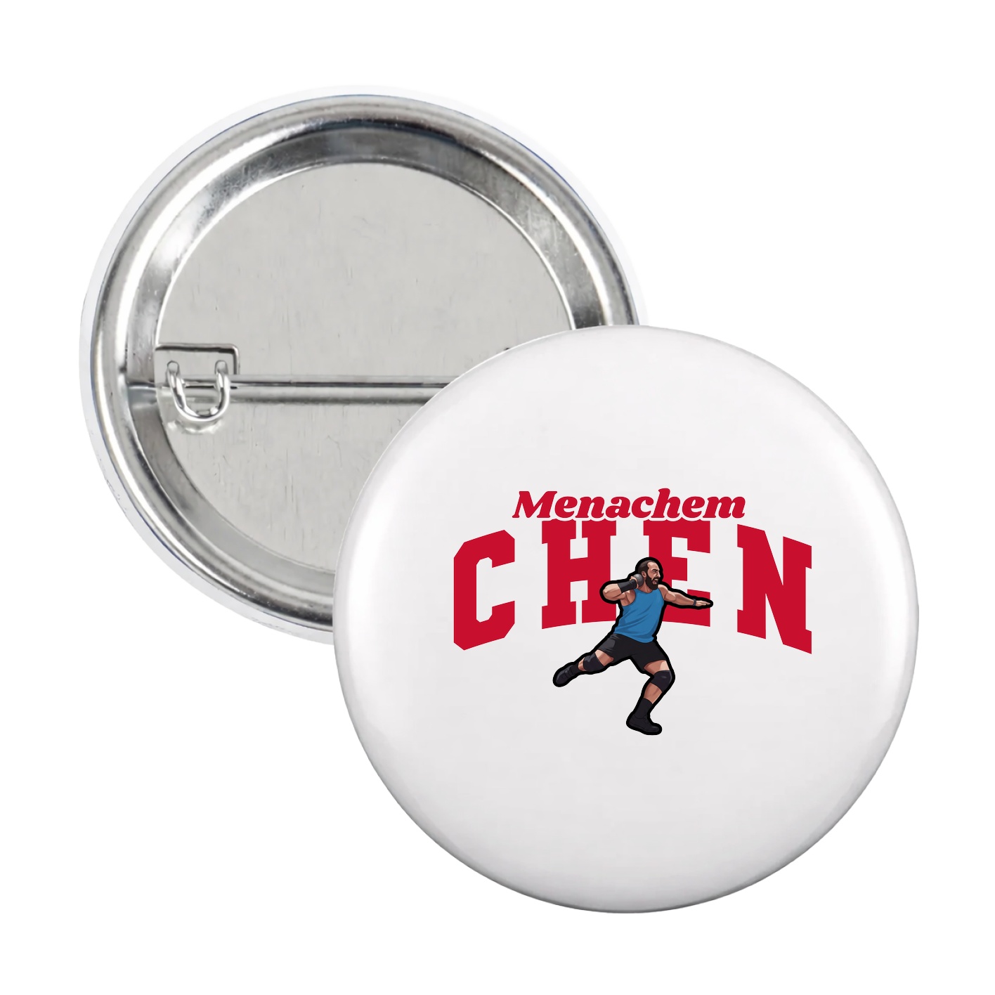 Game Day Button — Signature Arch in White