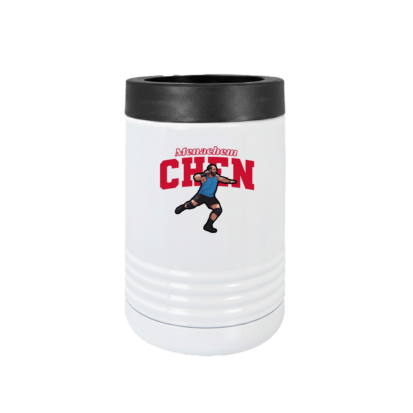 Beverage Holder — Name Arch in White