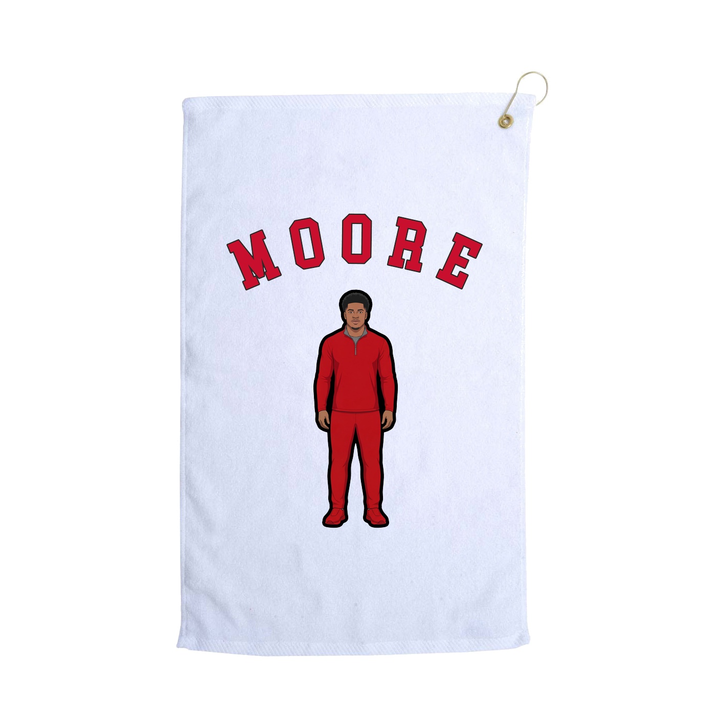 Golf Towel — Classic in White