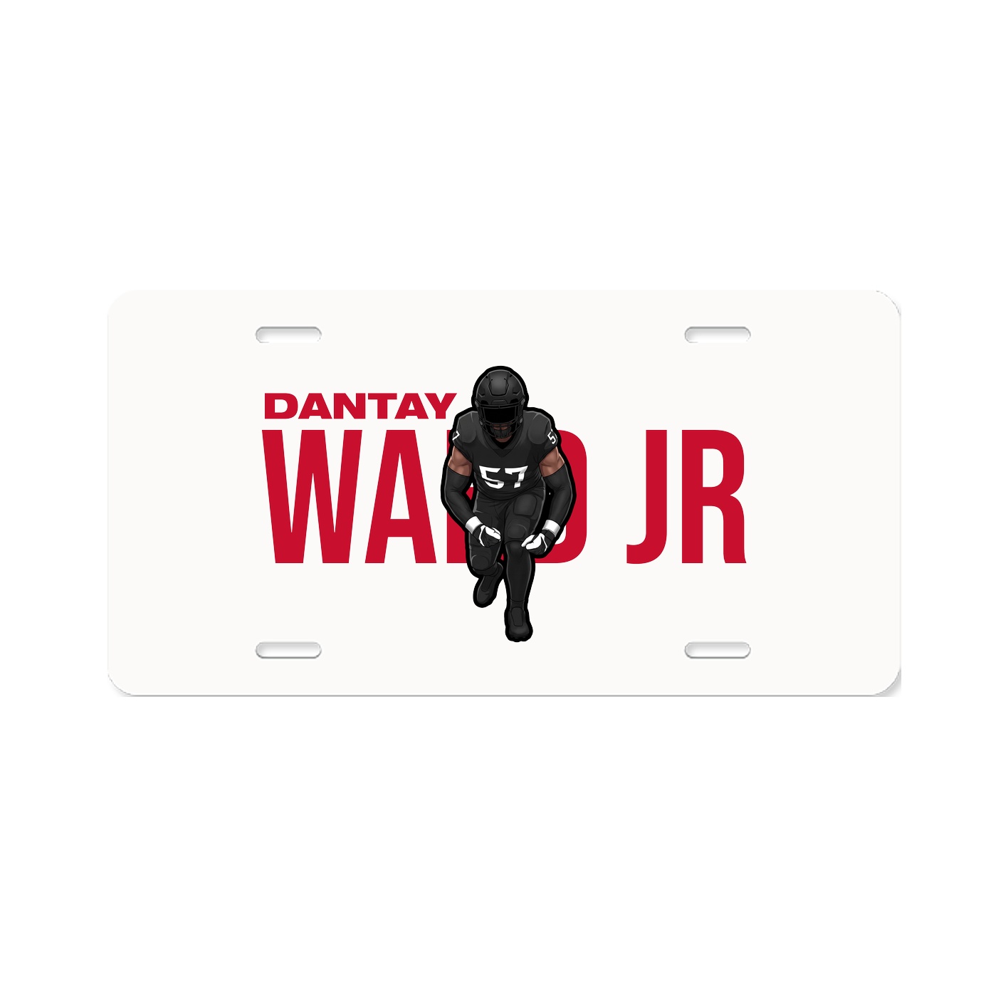 License Plate — Player Name in Classic