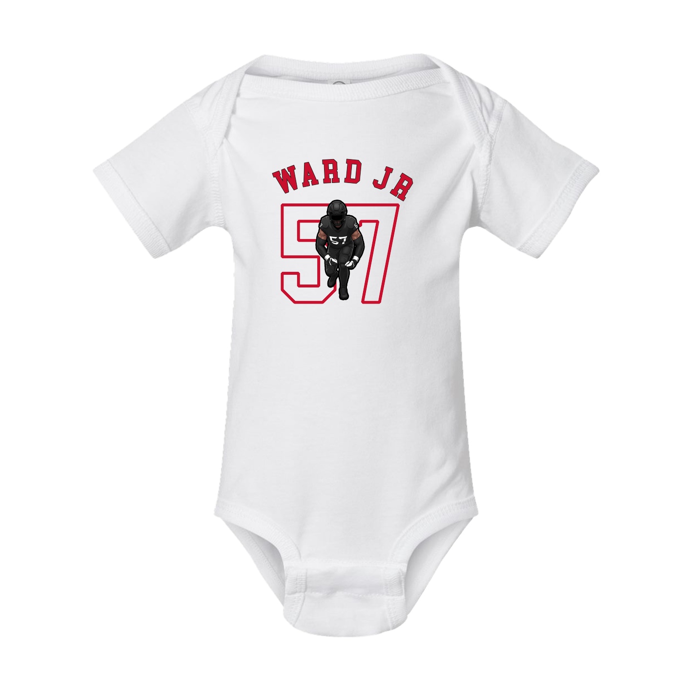 Baby Onesie — Shirsey Arch in White