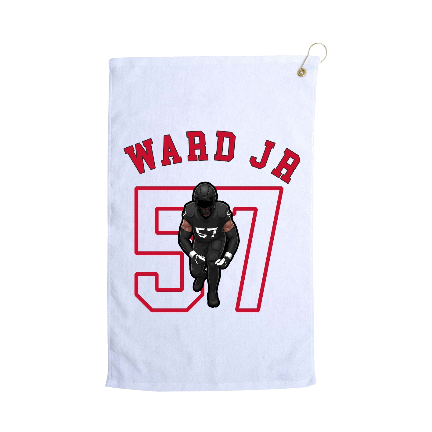 Golf Towel — Shirsey Arch in White