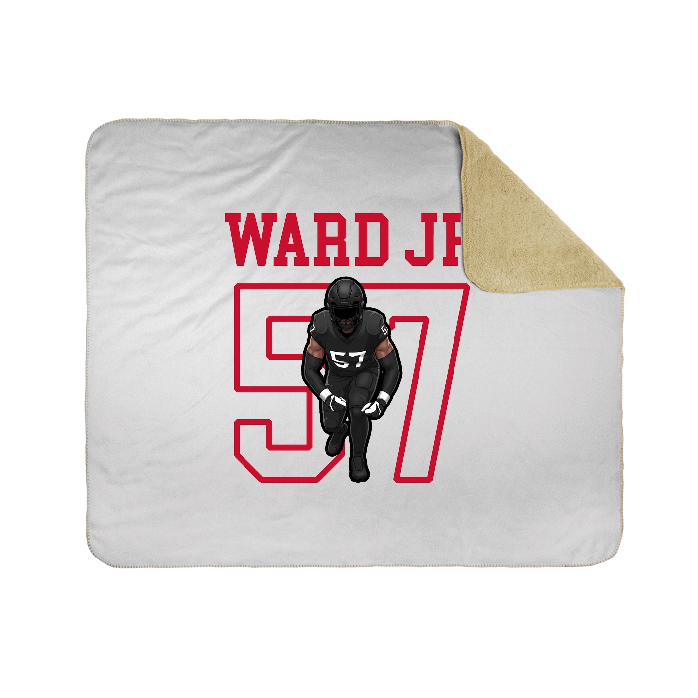 Throw Blanket — Shirsey in White