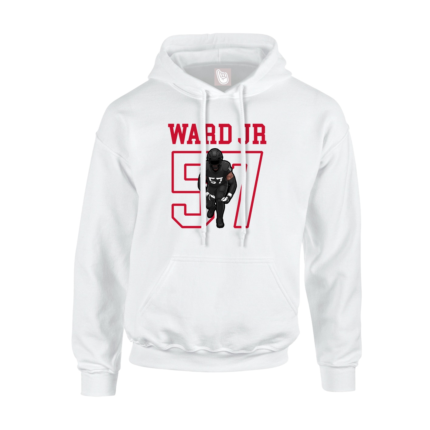 Youth Hoodie — Shirsey in White