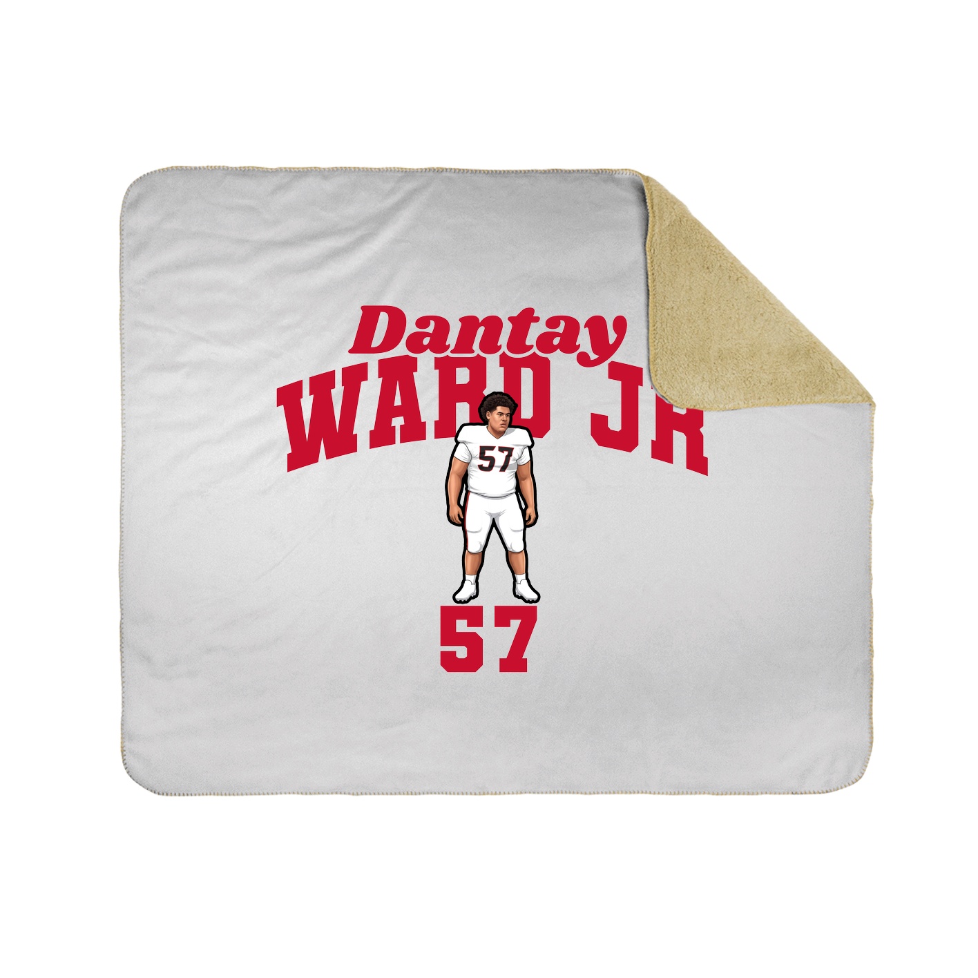 Throw Blanket — Signature Arch in White