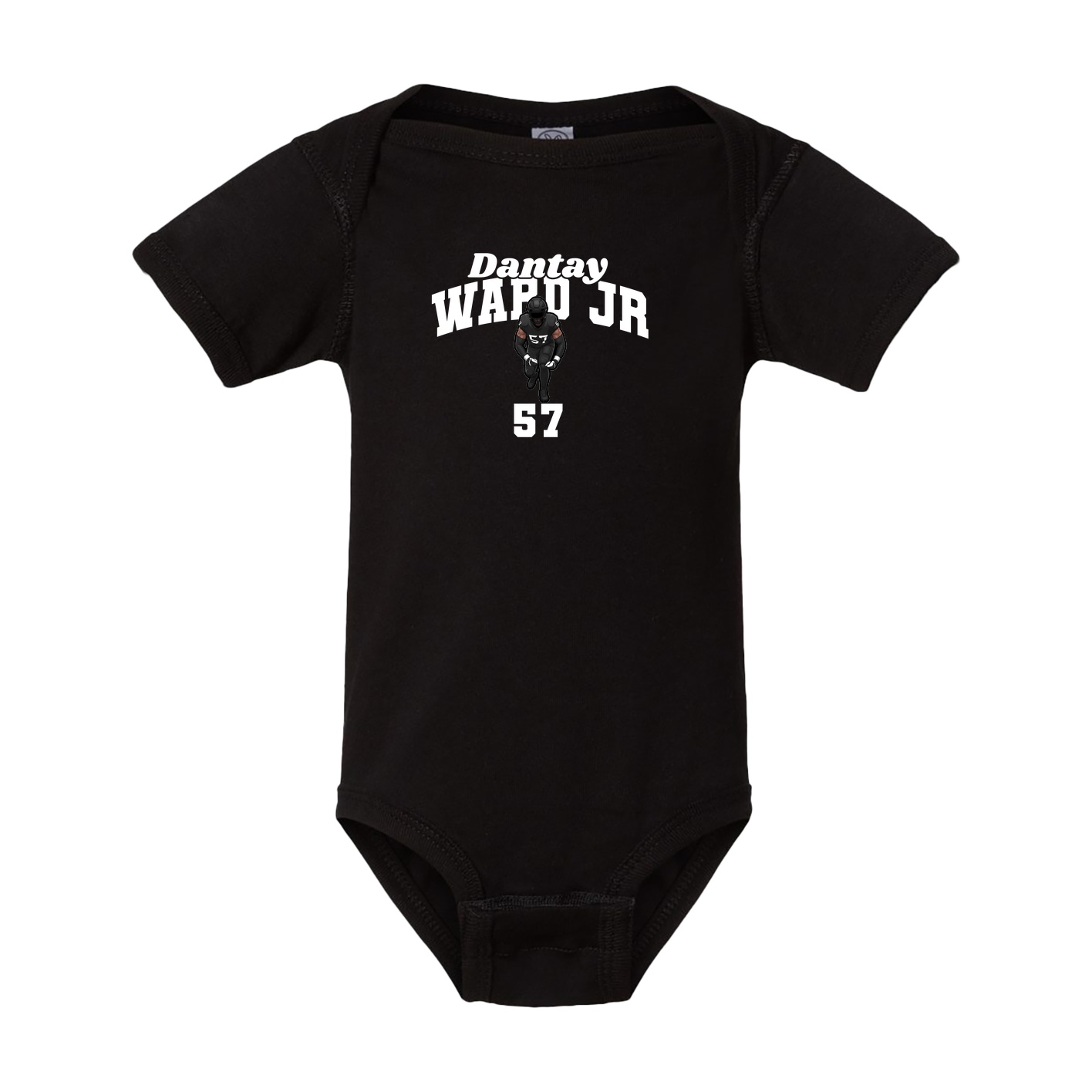 Baby Onesie — Signature Arch in Black