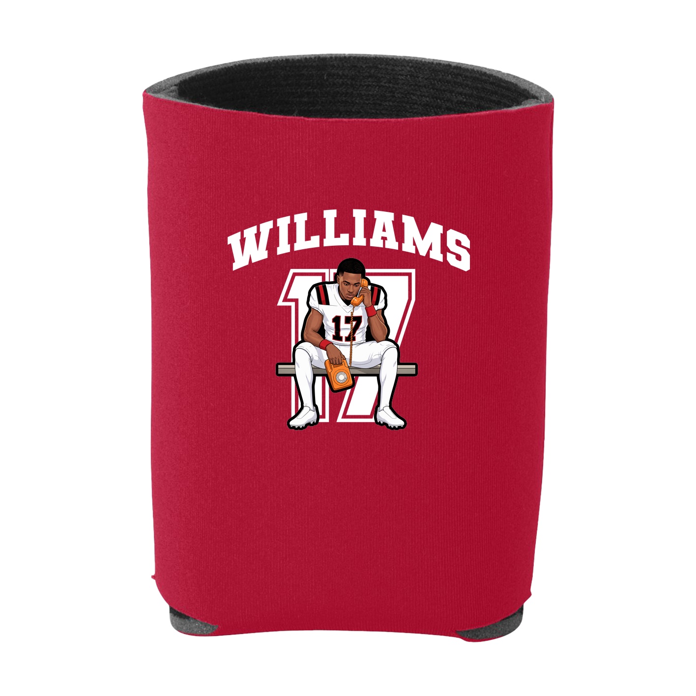Can Holder — Number in Red