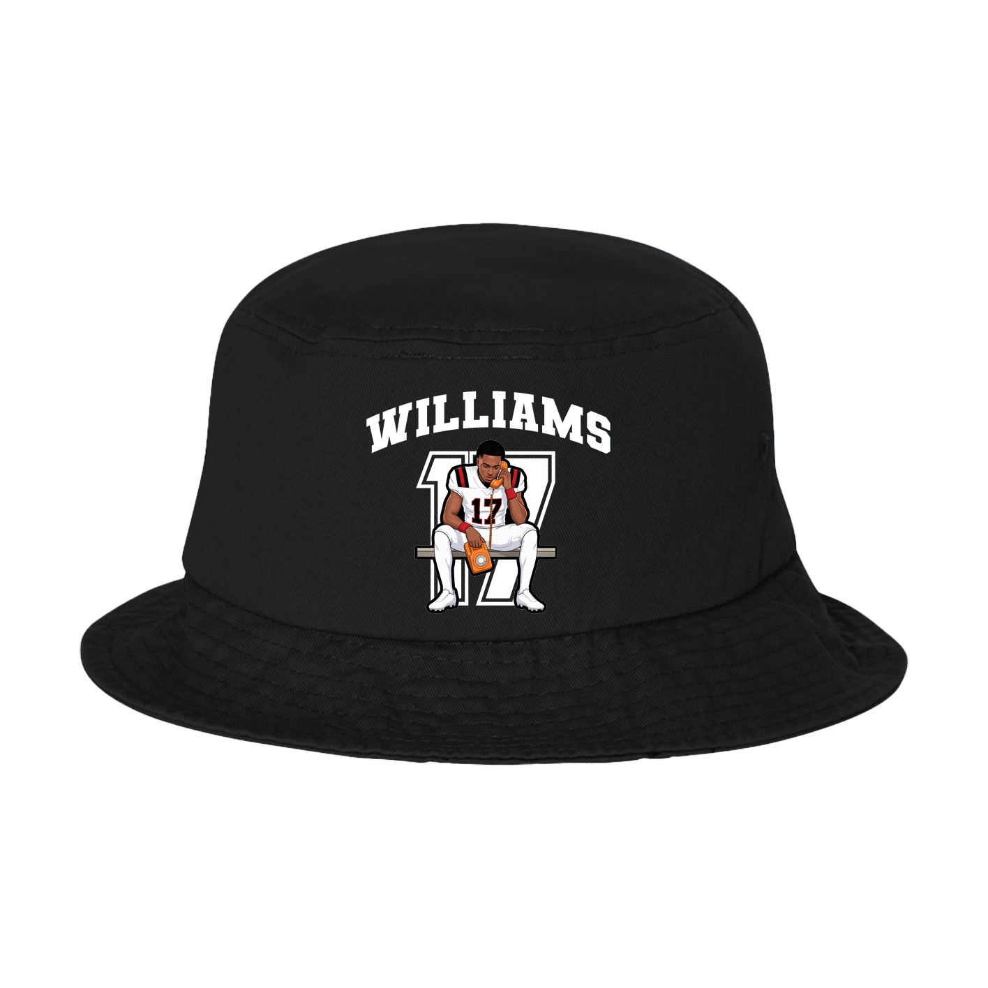Bucket Cap — Number in Black