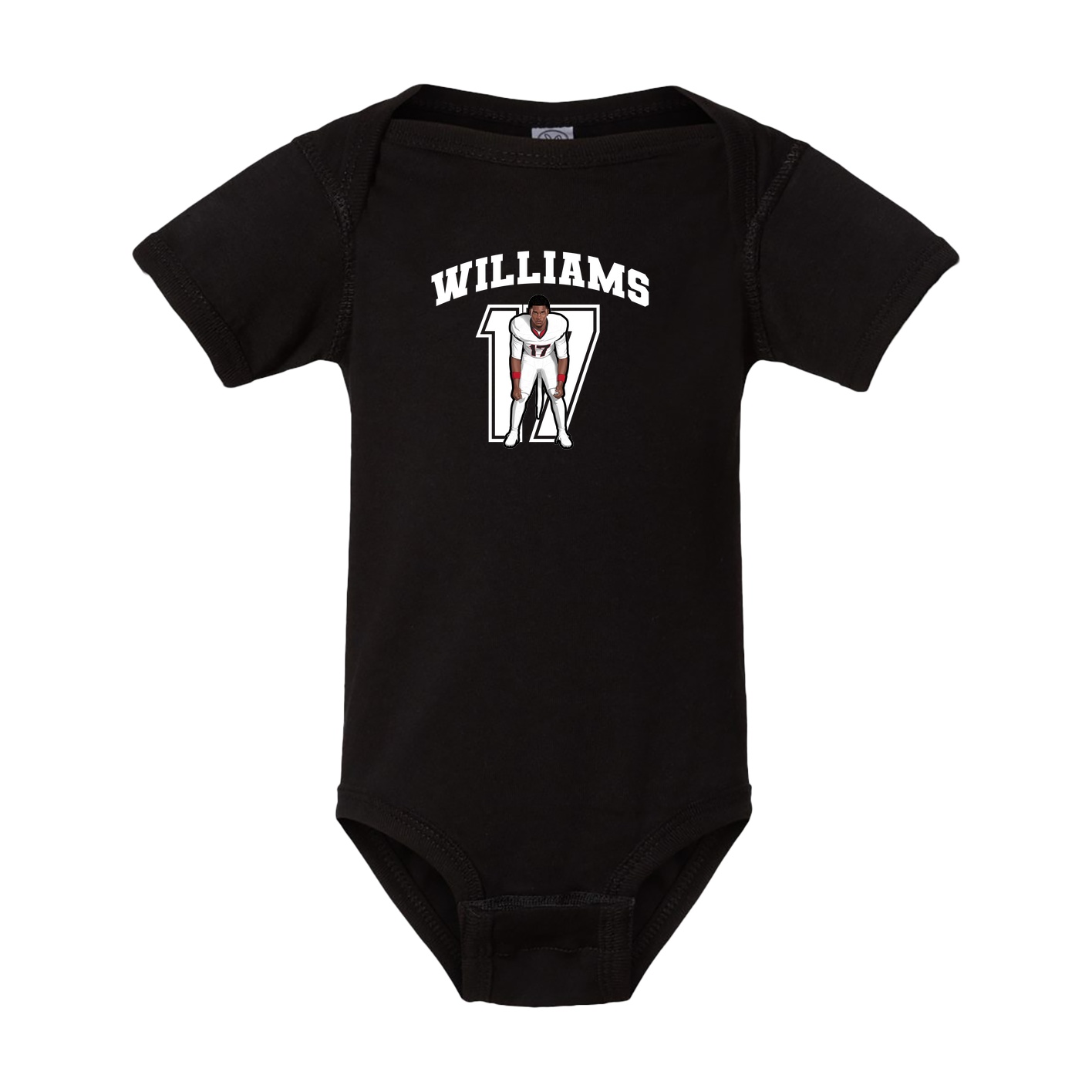 Baby Onesie — Number in Black