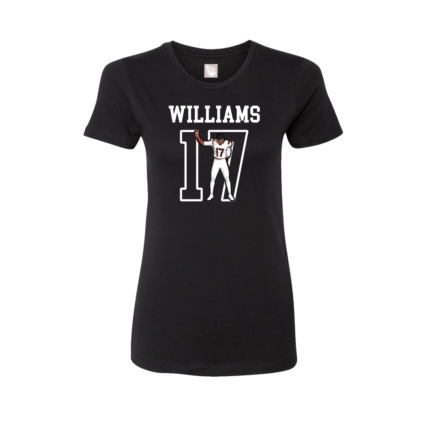 Fitted Women's Tee — Shirsey in Black