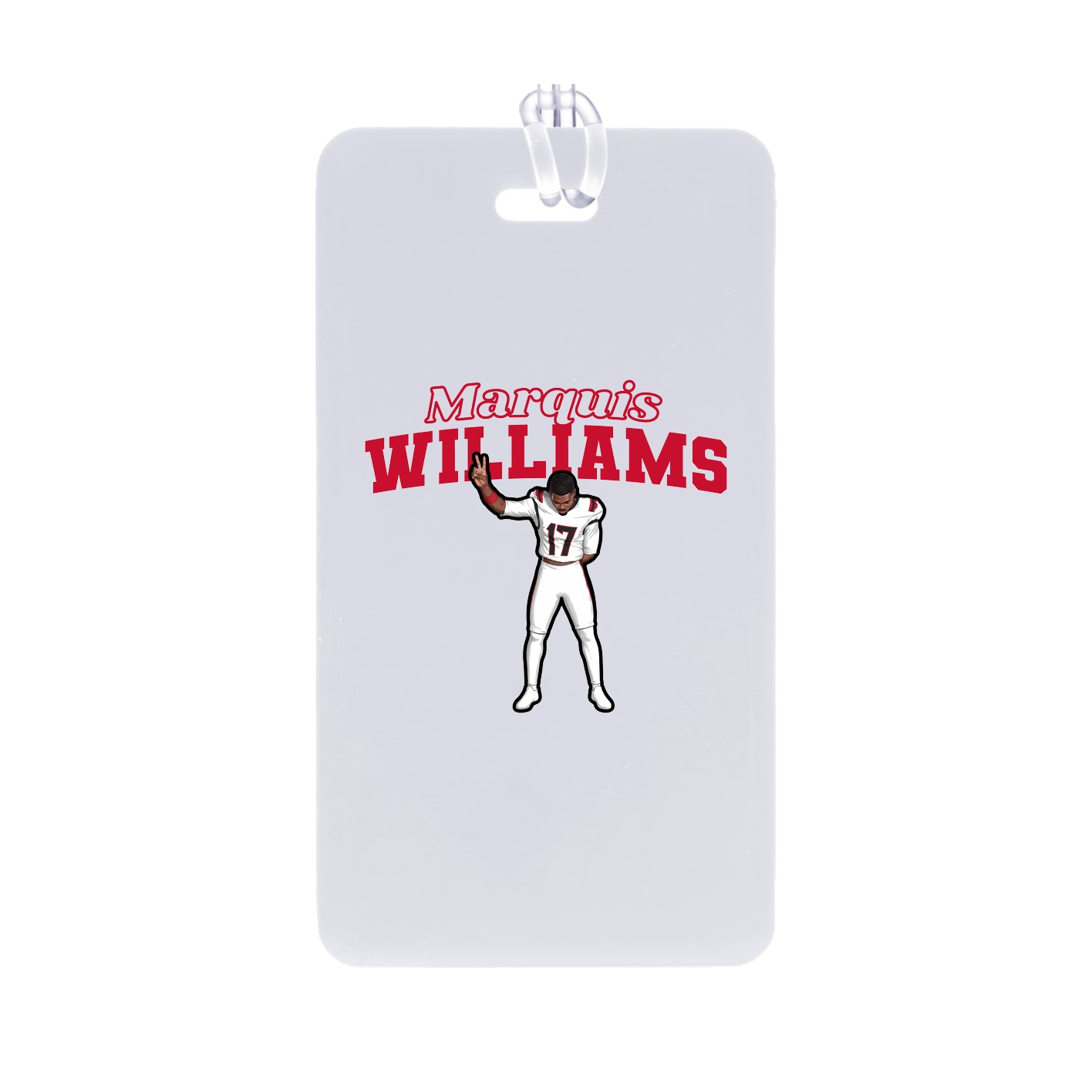 Bag Tag — Name Arch in Classic