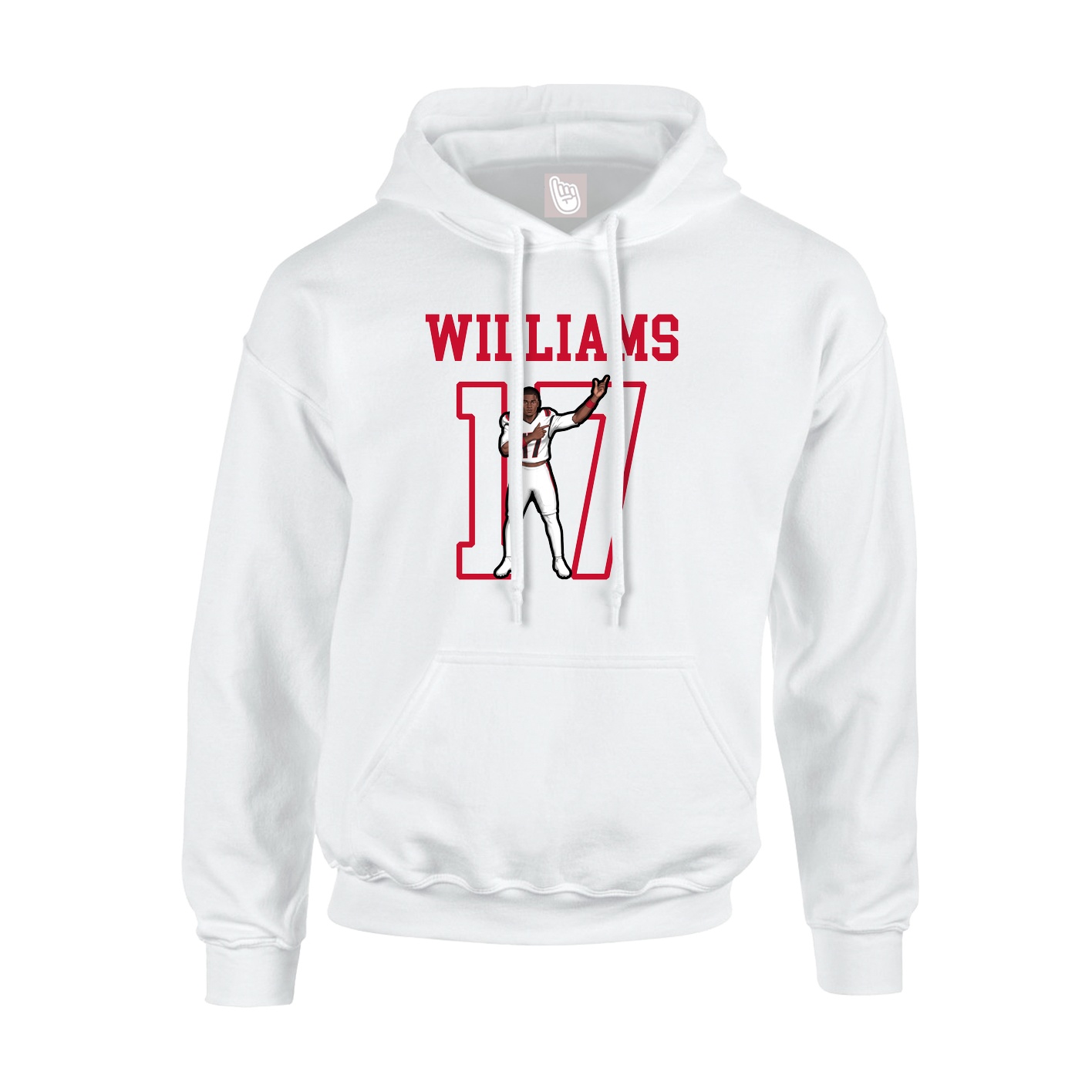 Hoodie — Shirsey in White
