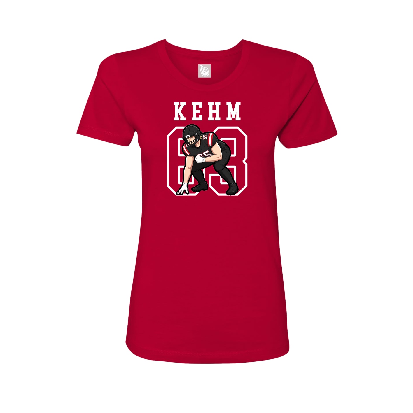 Fitted Women's Tee — Shirsey in Red