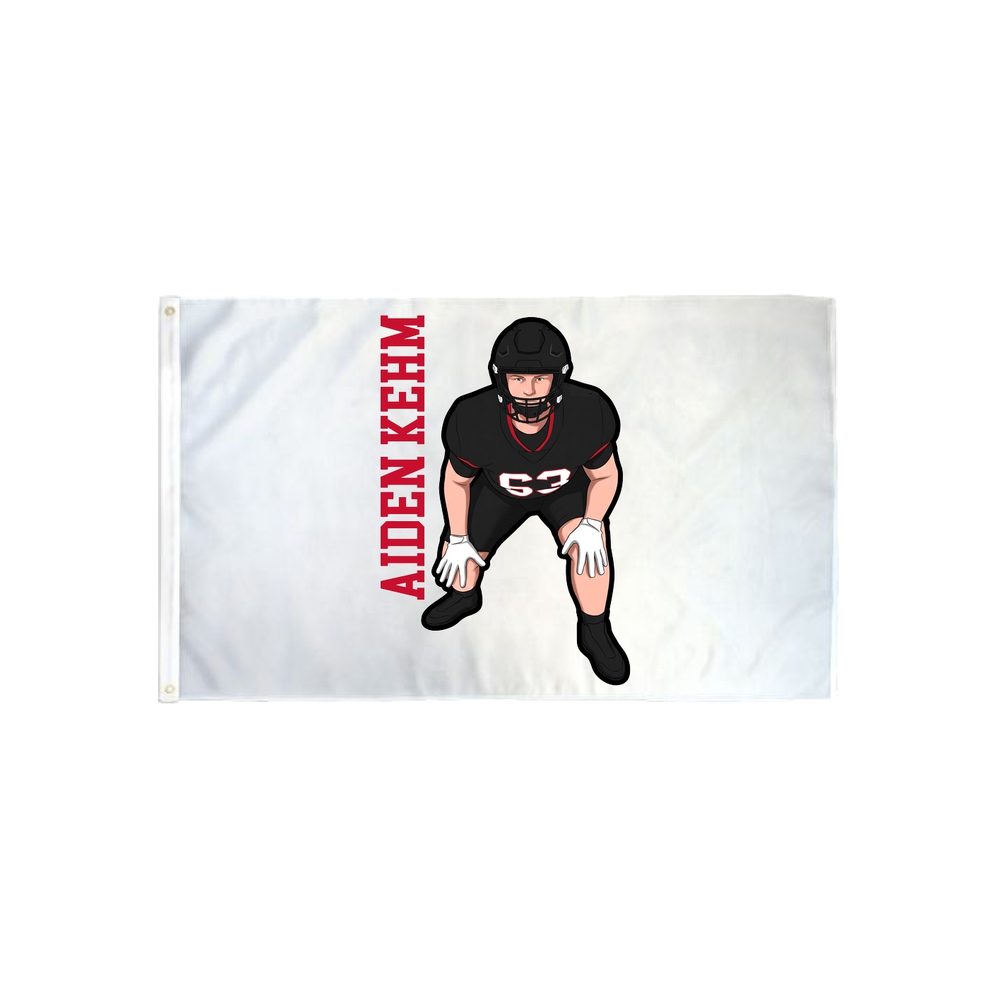 3x5 Flag — Name Vertical in Classic