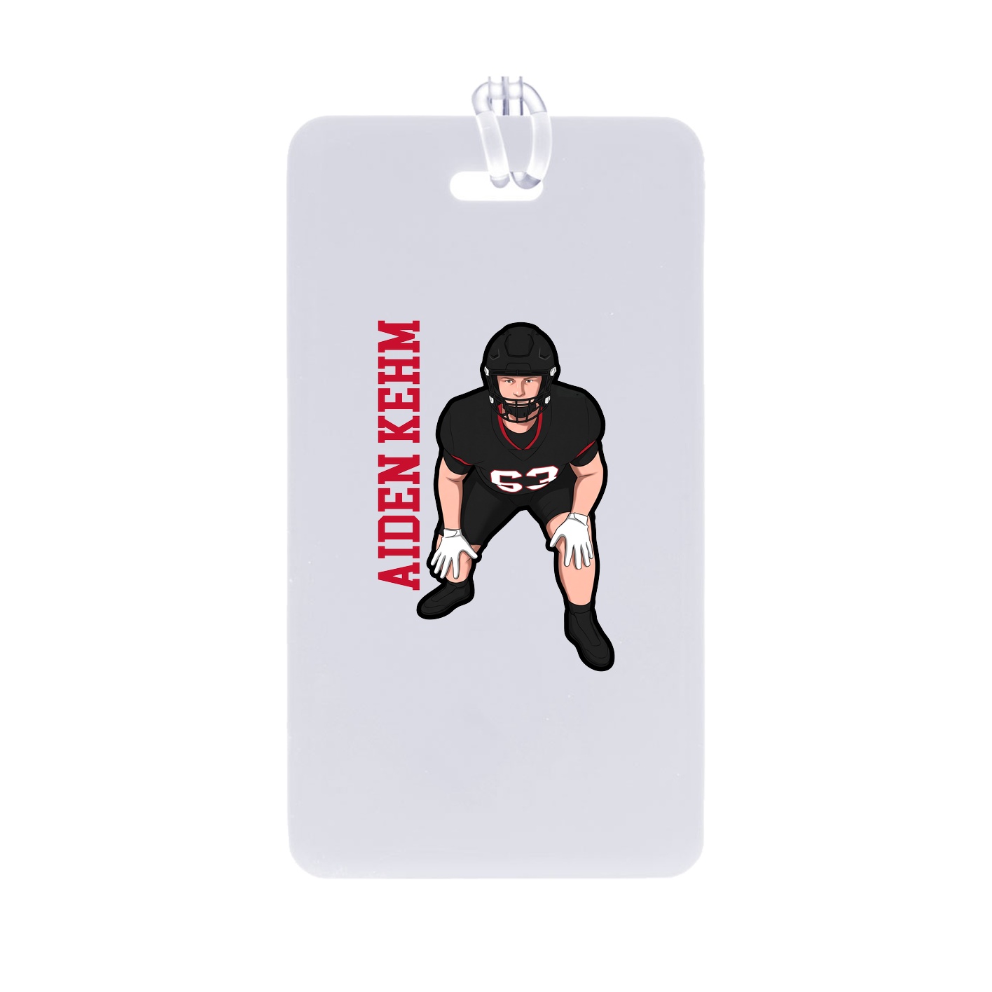 Bag Tag — Name Vertical in Classic