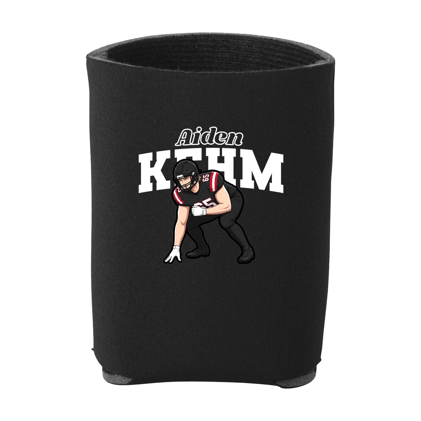 Can Holder — Name Arch in Black