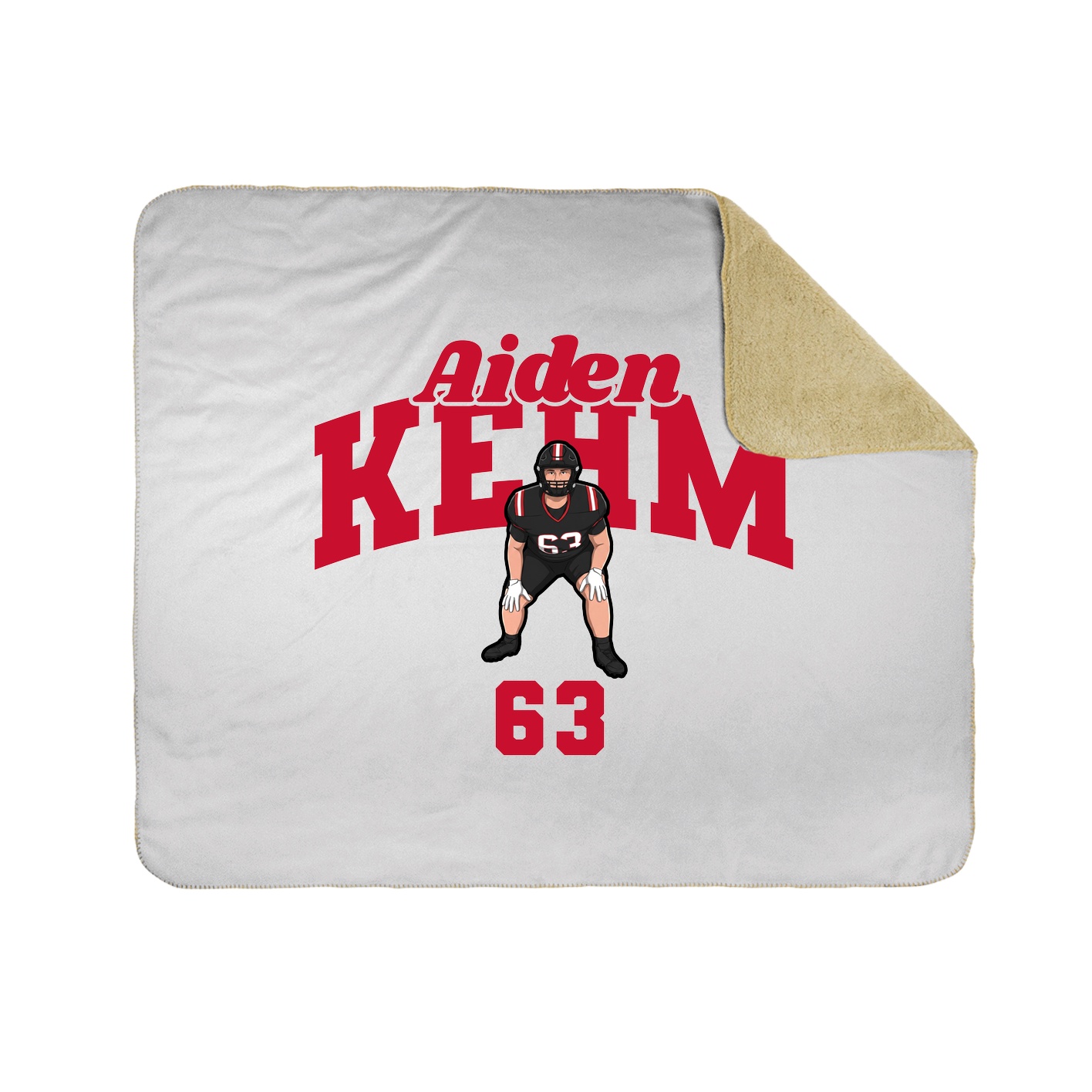 Throw Blanket — Signature Arch in White