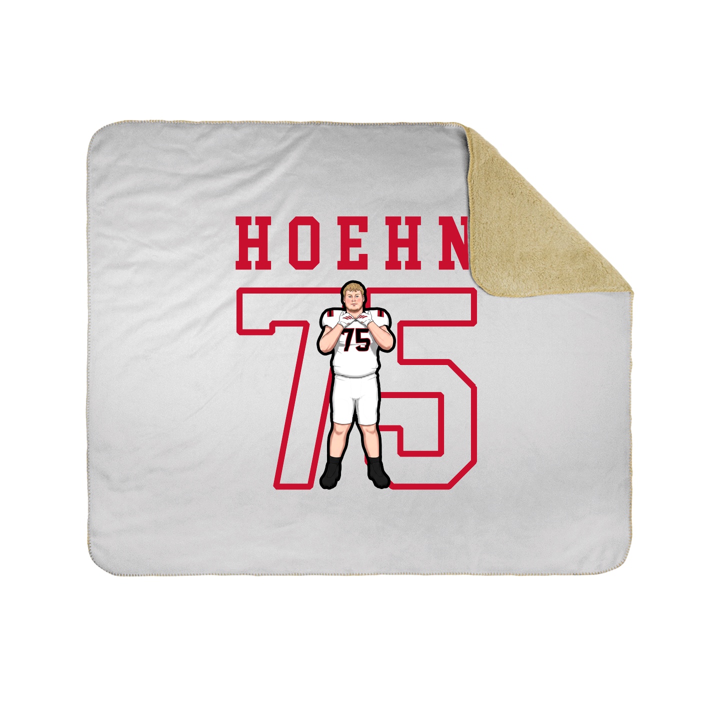 Throw Blanket — Shirsey in White