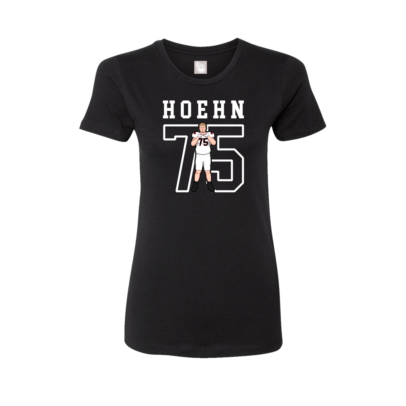 Fitted Women's Tee — Shirsey in Black