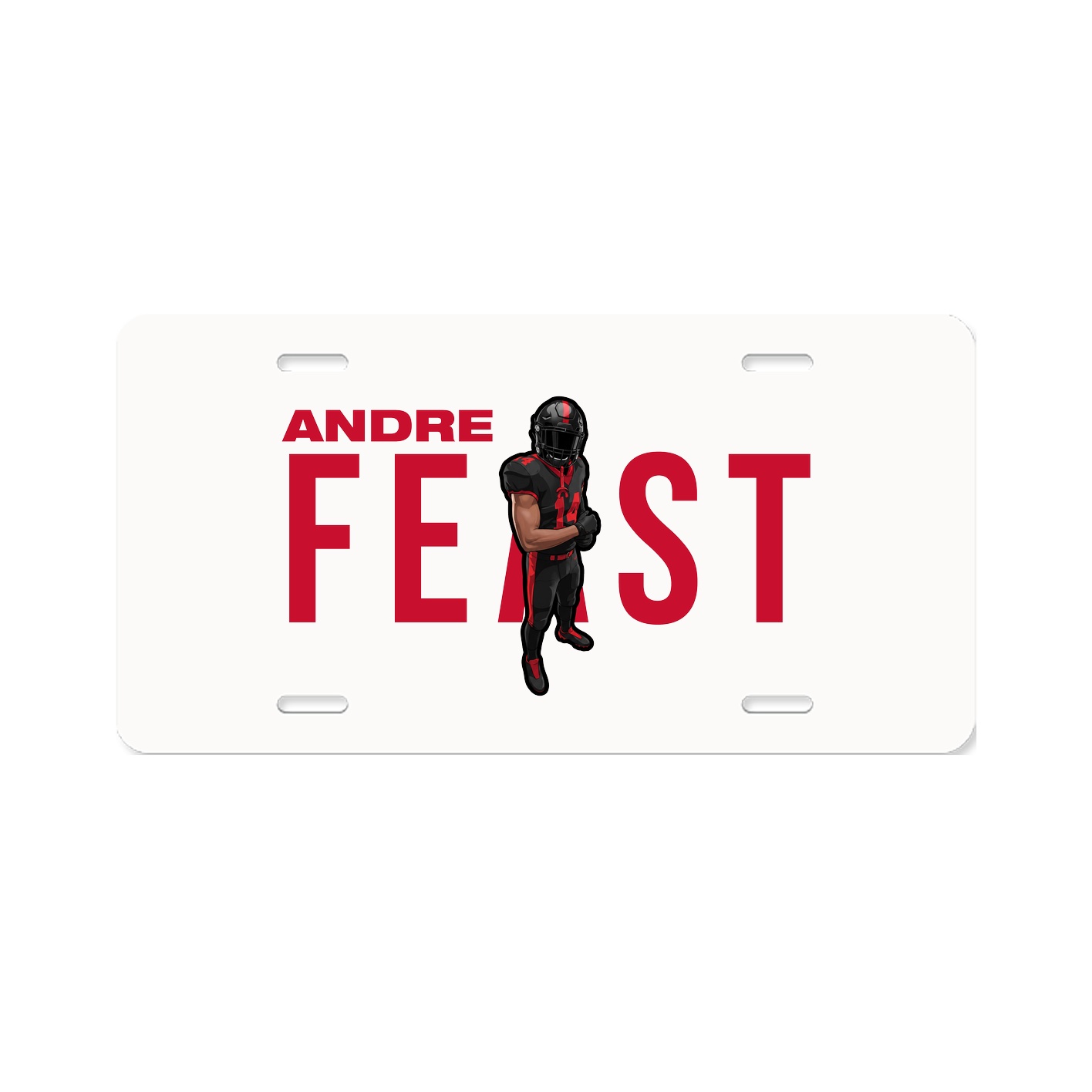 License Plate — Player Name in Classic