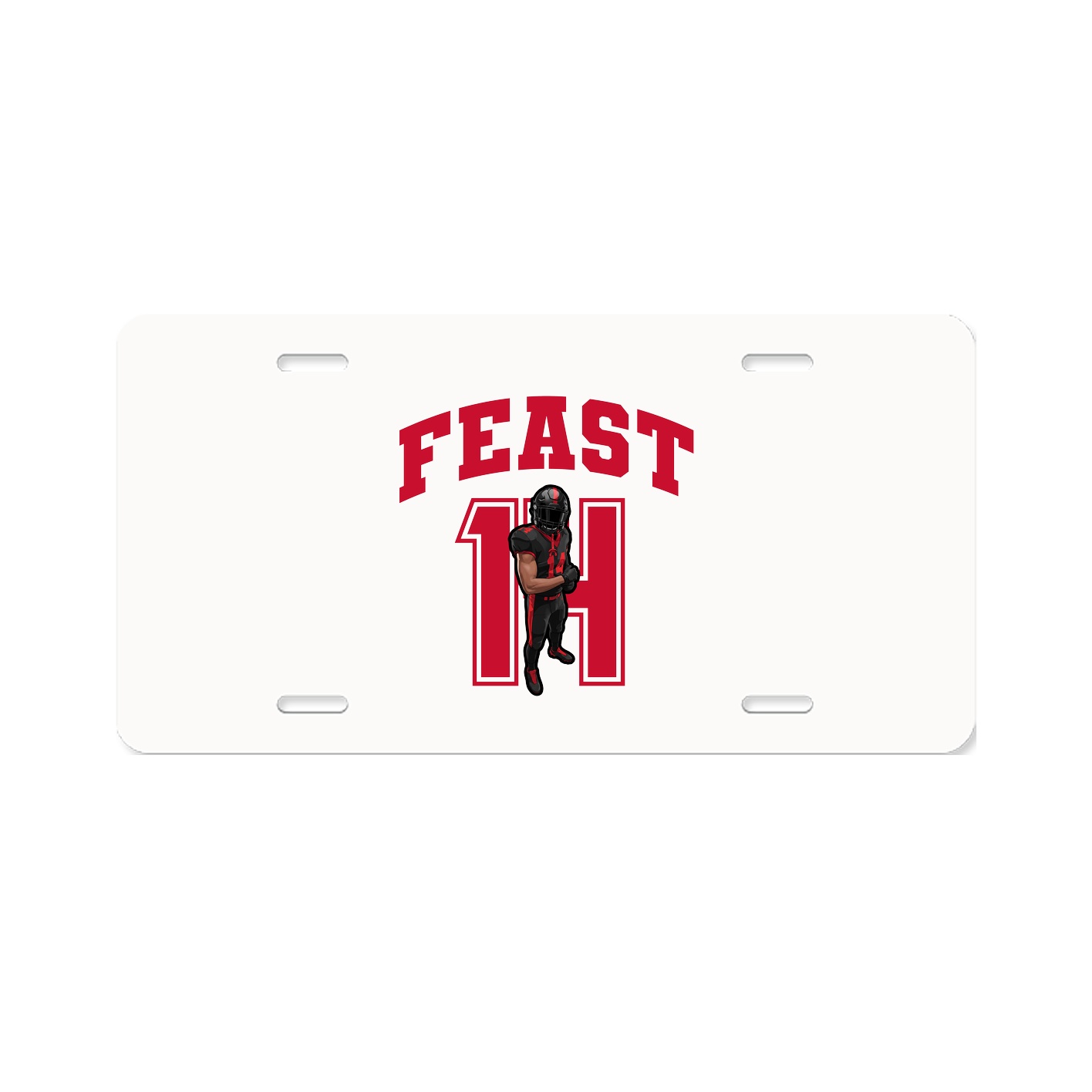 License Plate — Number in Classic