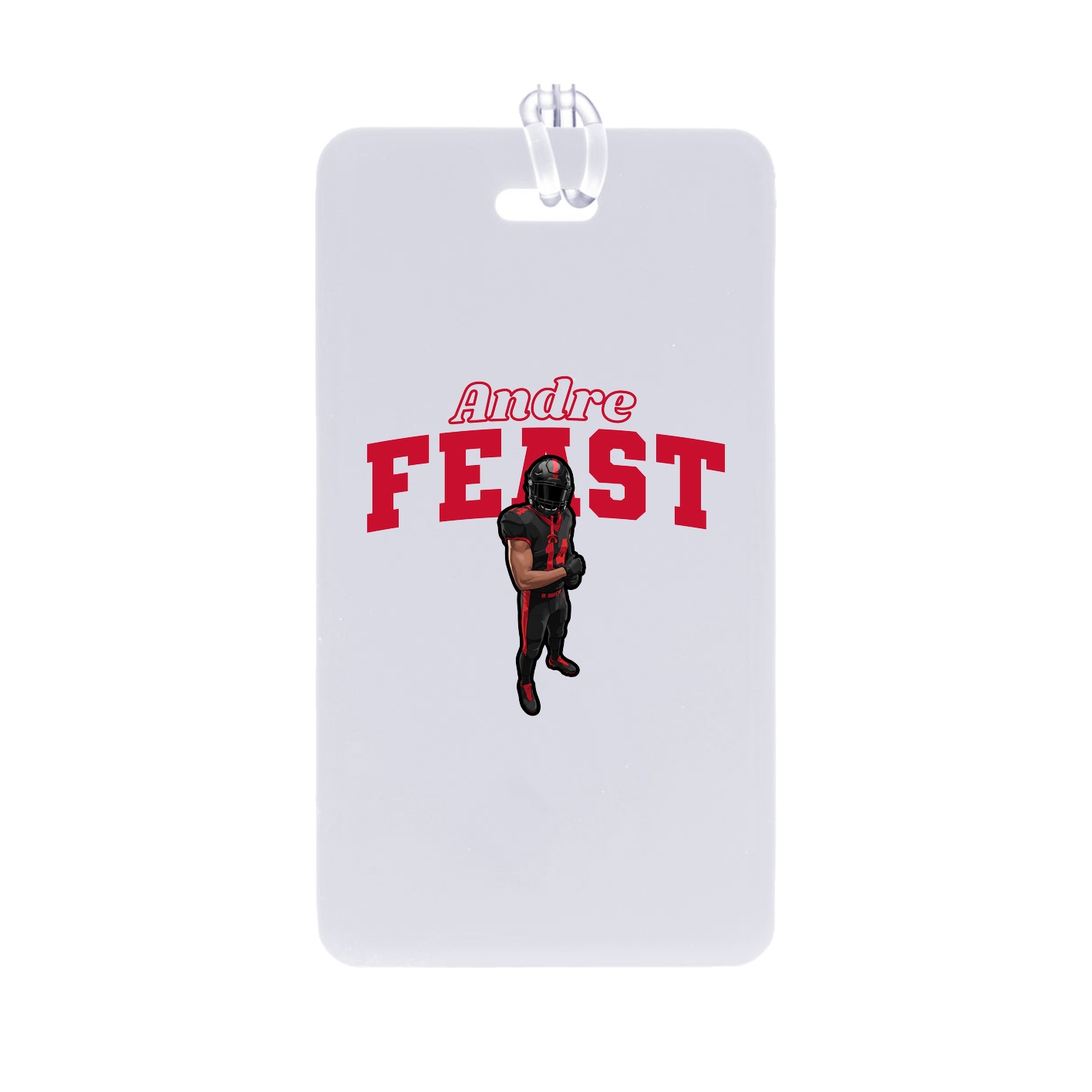 Bag Tag — Name Arch in Classic