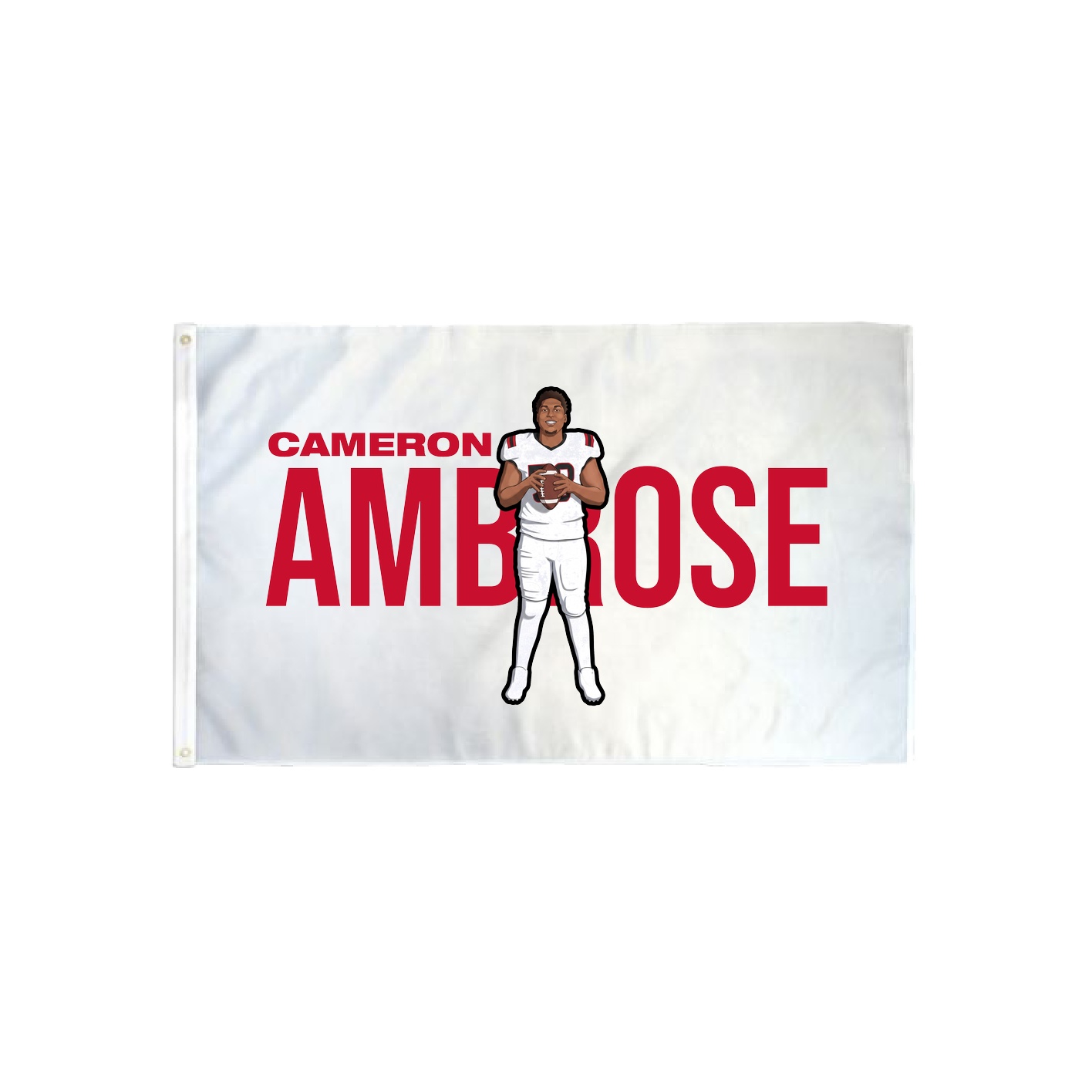 3x5 Flag — Player Name in Classic