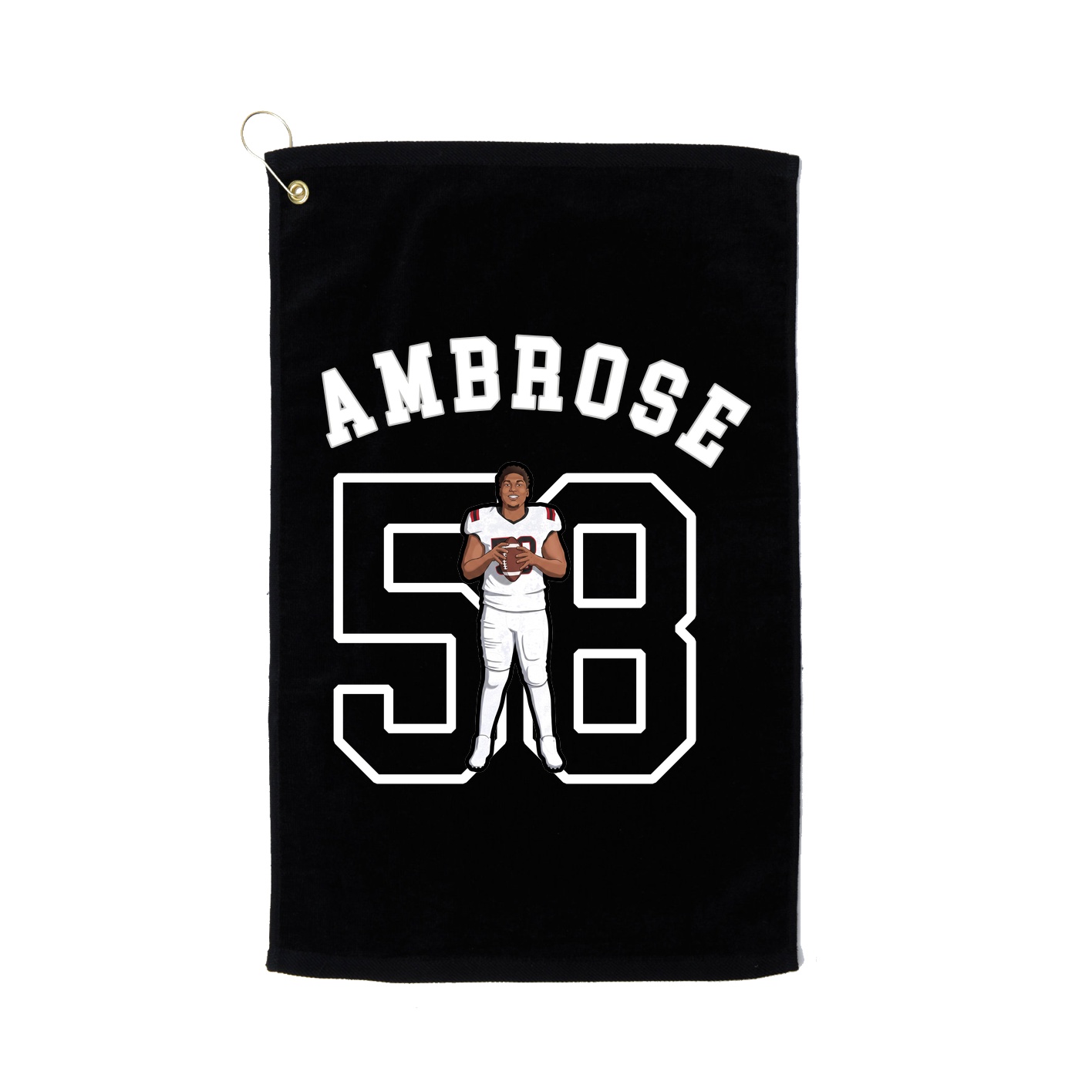 Golf Towel — Shirsey Arch in Black