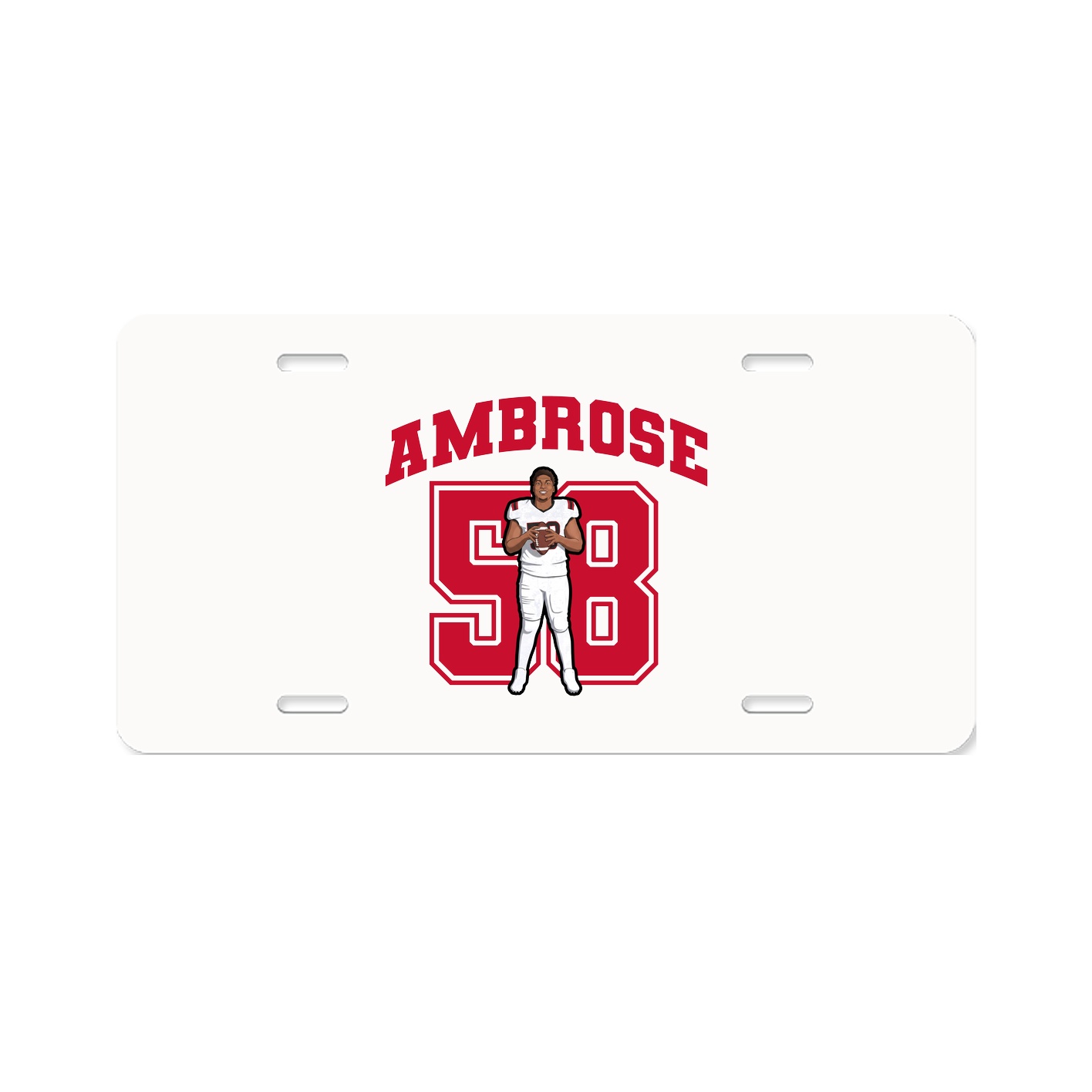 License Plate — Number in Classic