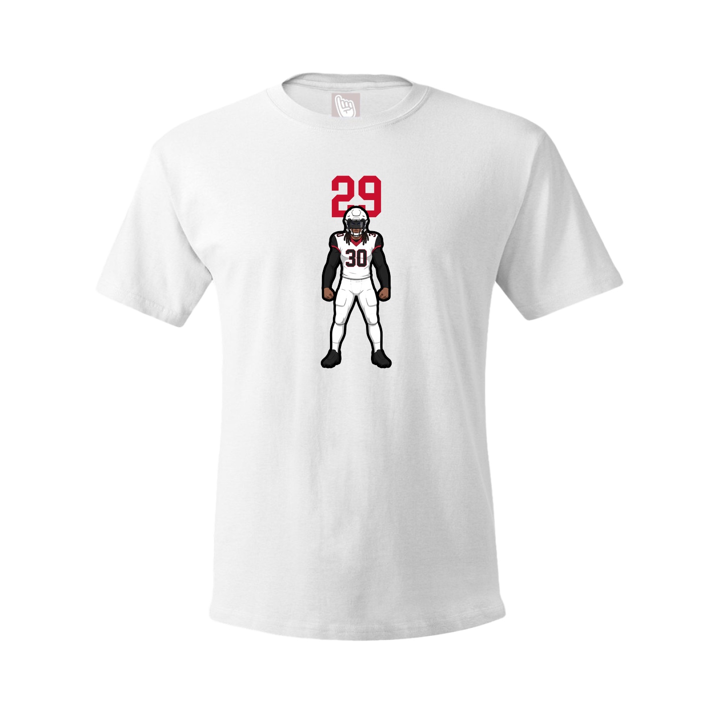 Tee — Number Top in White