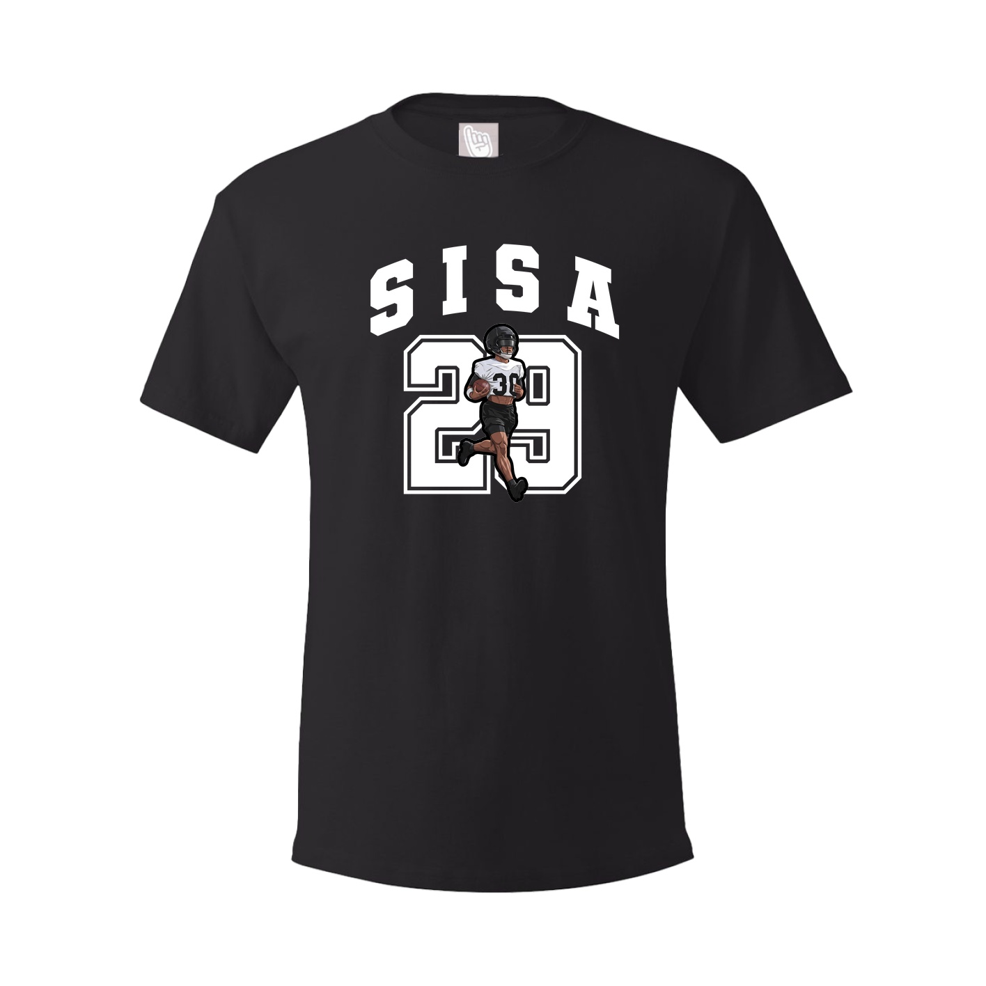 Youth Tee — Number in Black