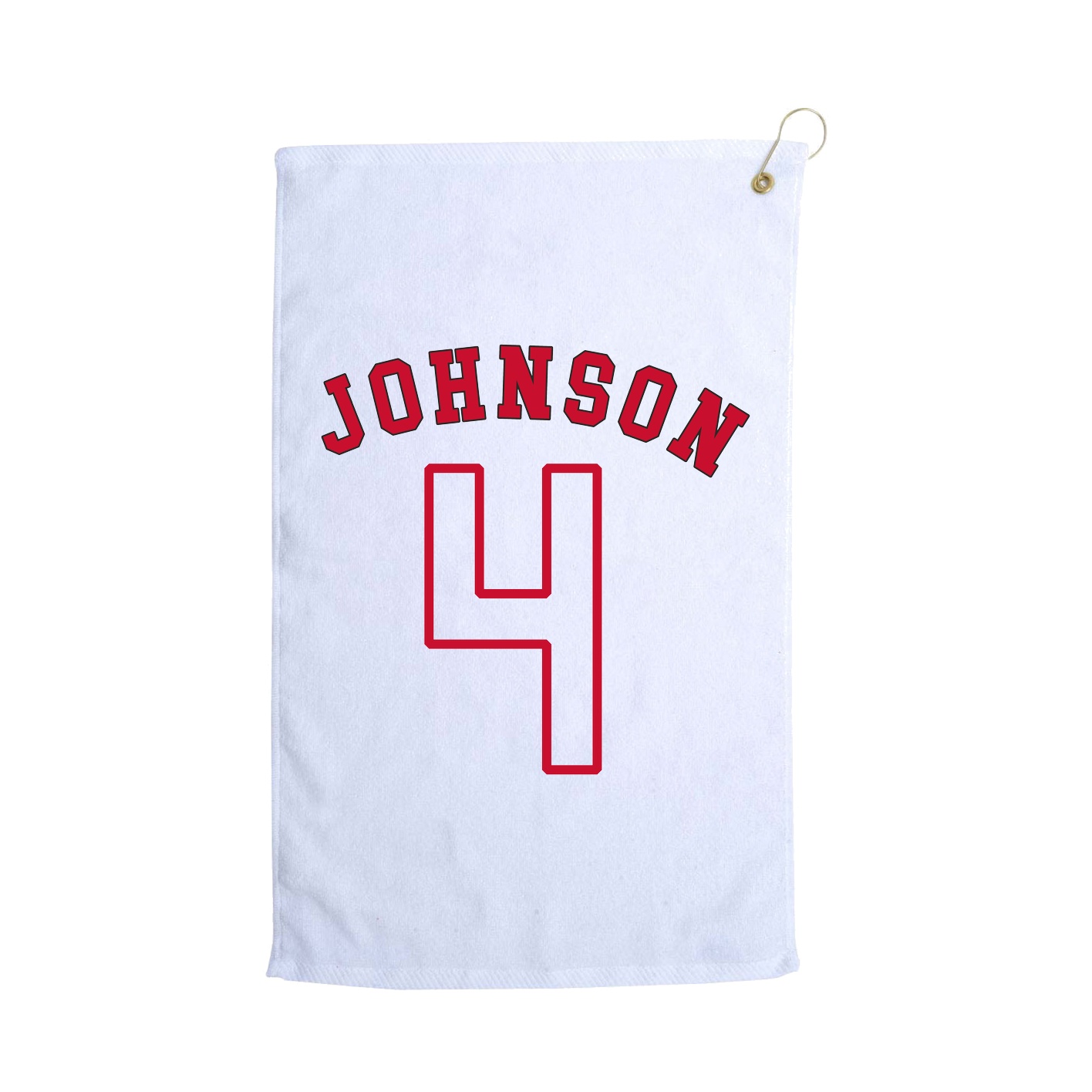 Golf Towel — Shirsey Arch in White