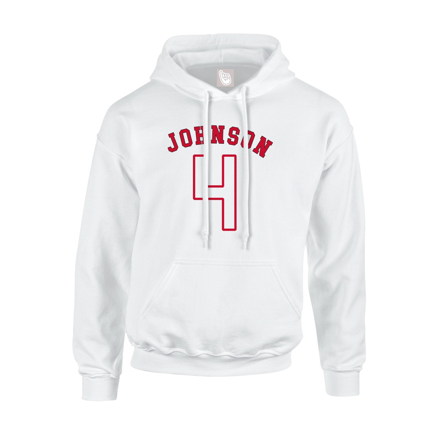 Hoodie — Shirsey Arch in White