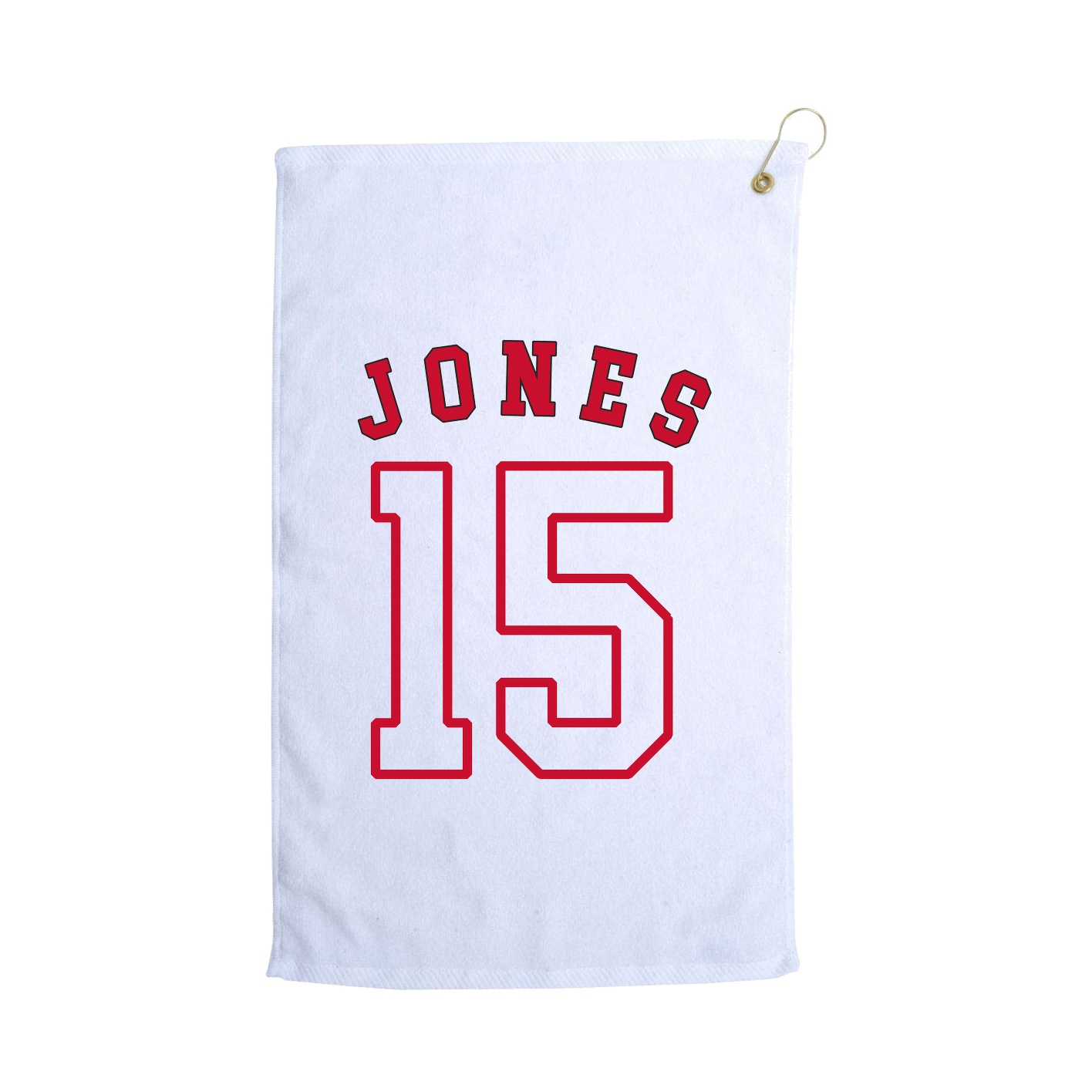 Golf Towel — Shirsey Arch in White