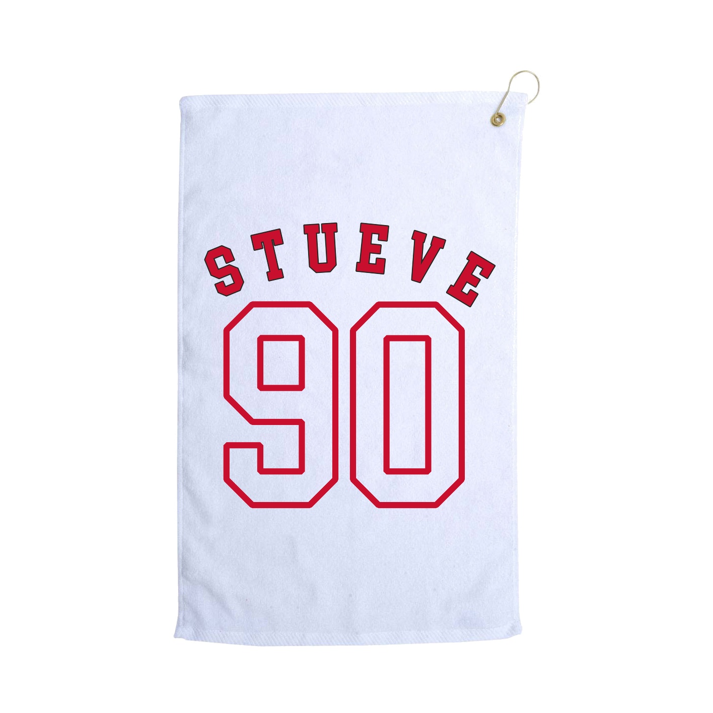 Golf Towel — Shirsey Arch in White