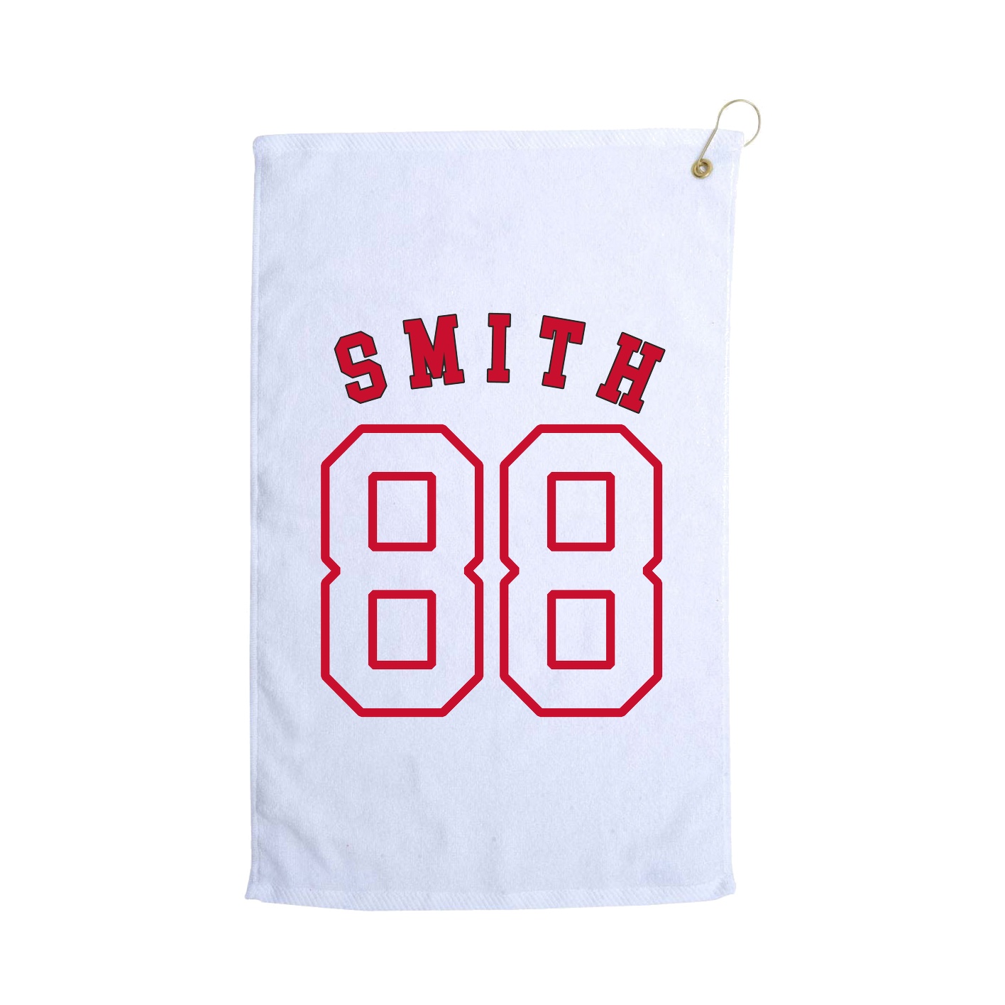 Golf Towel — Shirsey Arch in White