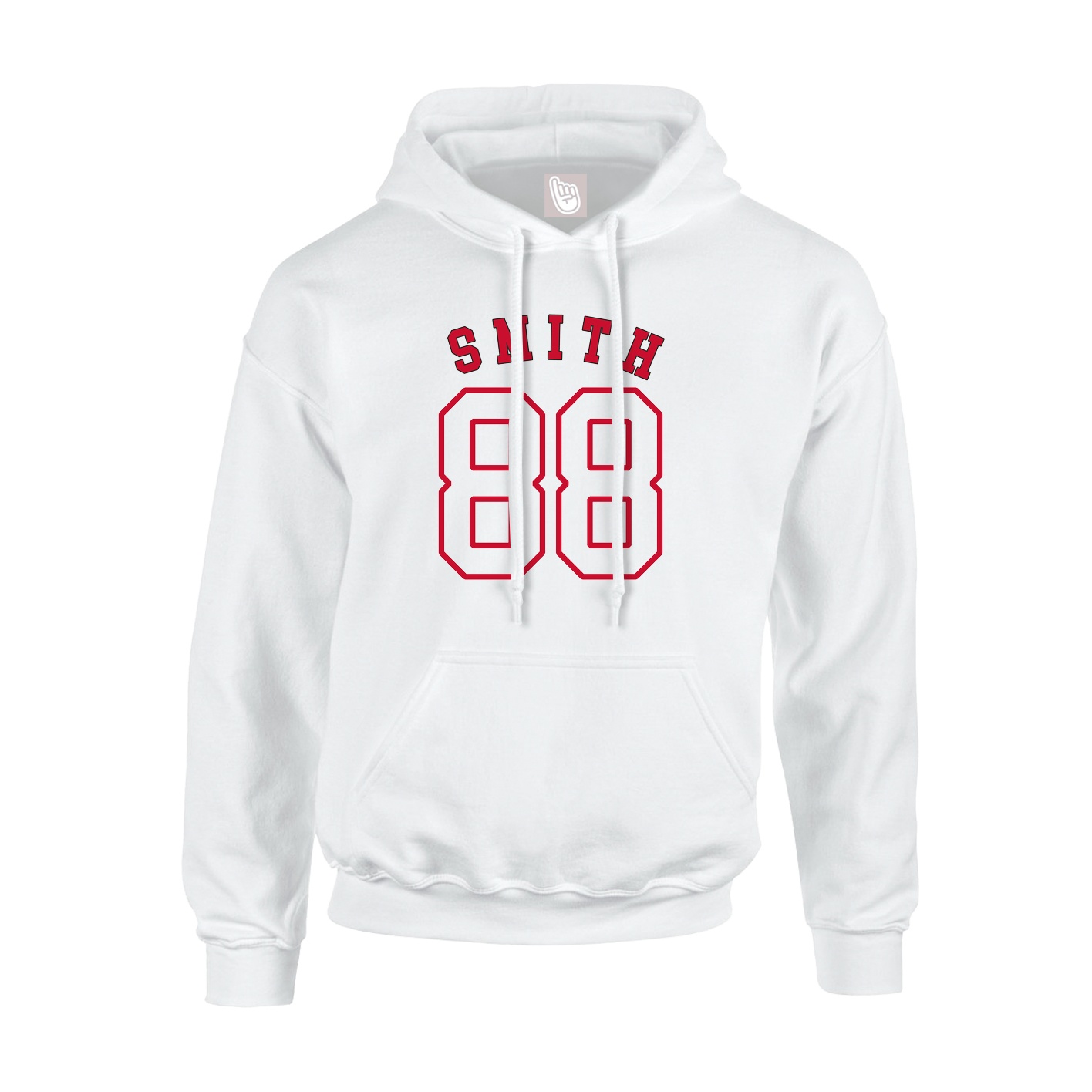 Hoodie — Shirsey Arch in White