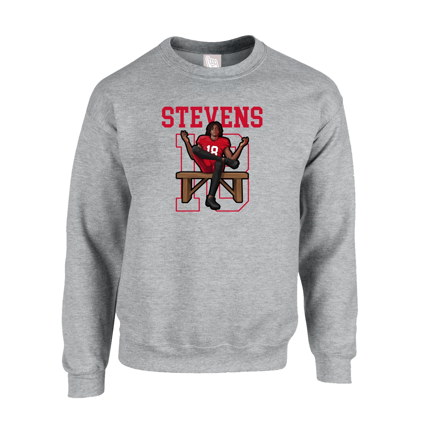 Fleece Crew — Shirsey in Grey