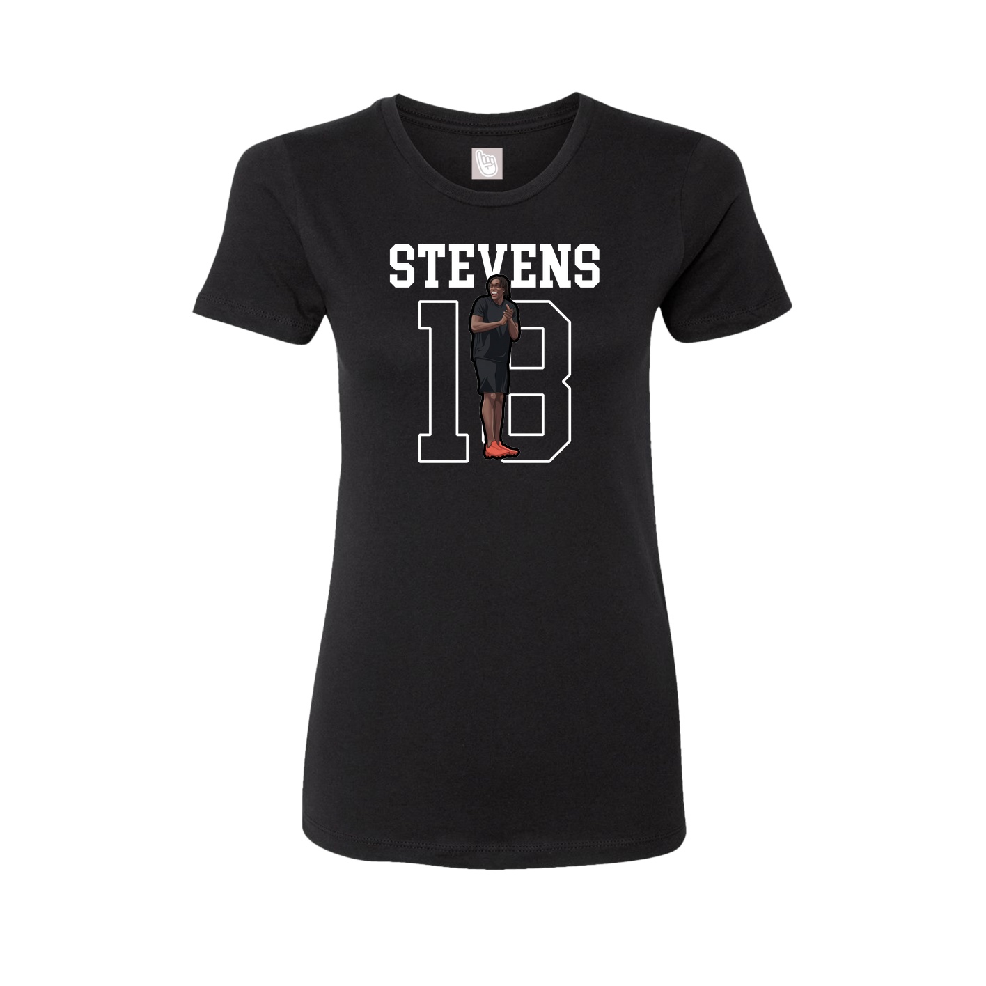 Fitted Women's Tee — Shirsey in Black