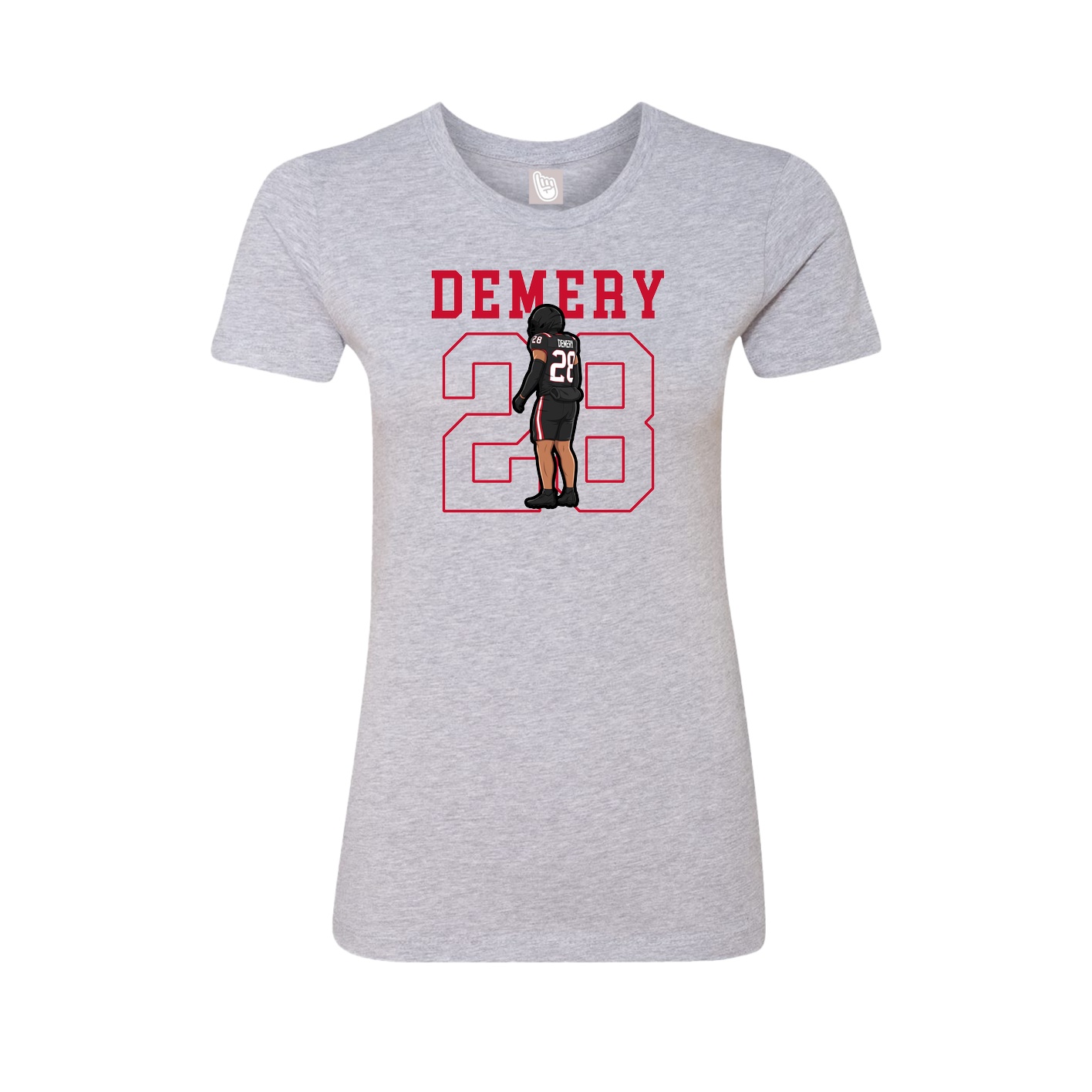 Fitted Women's Tee — Shirsey in Grey