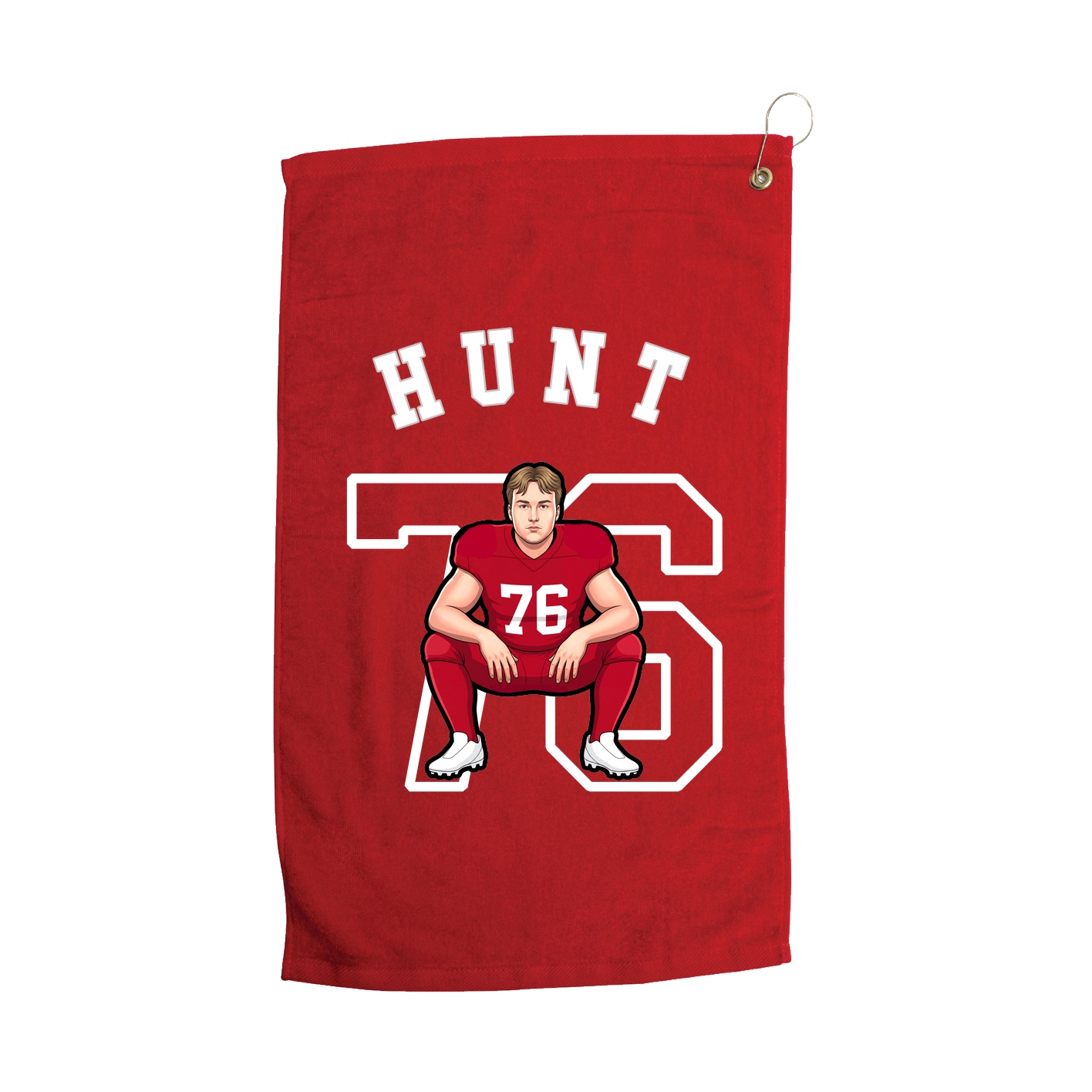 Golf Towel — Shirsey Arch in Red