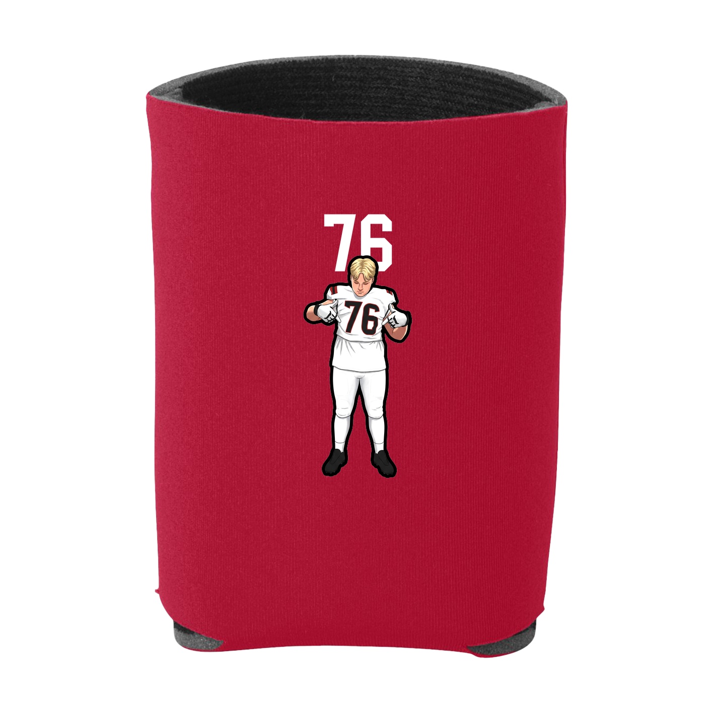 Can Holder — Number Top in Red