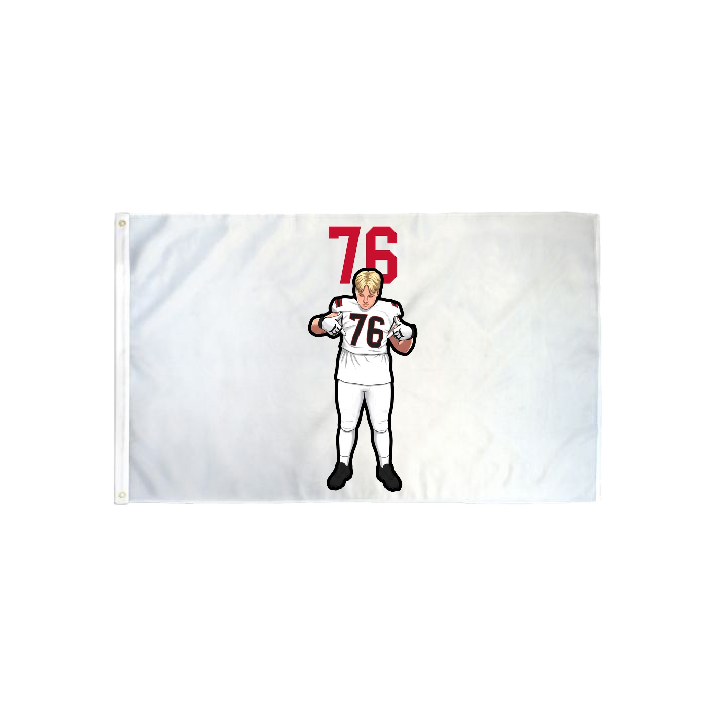 3x5 Flag — Number Top in Classic