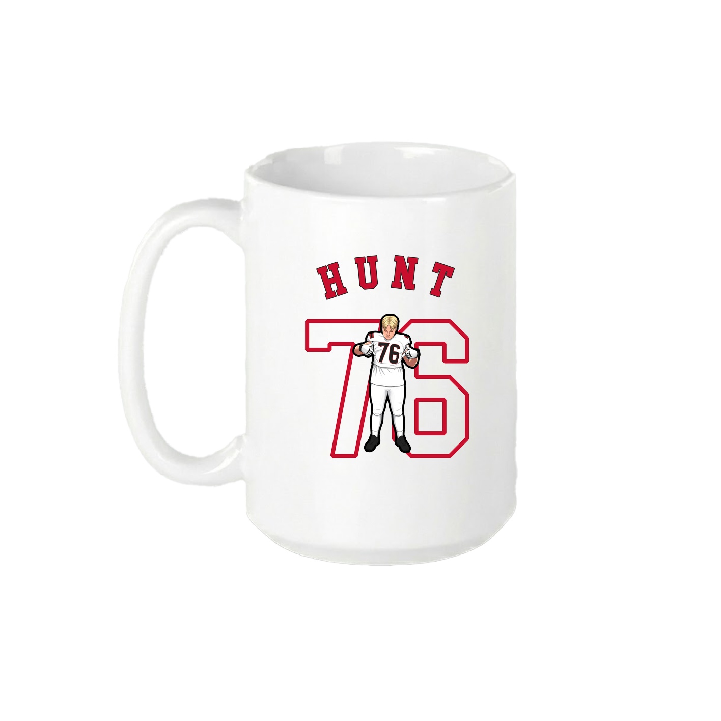15oz Coffee Mug — Shirsey Arch in White