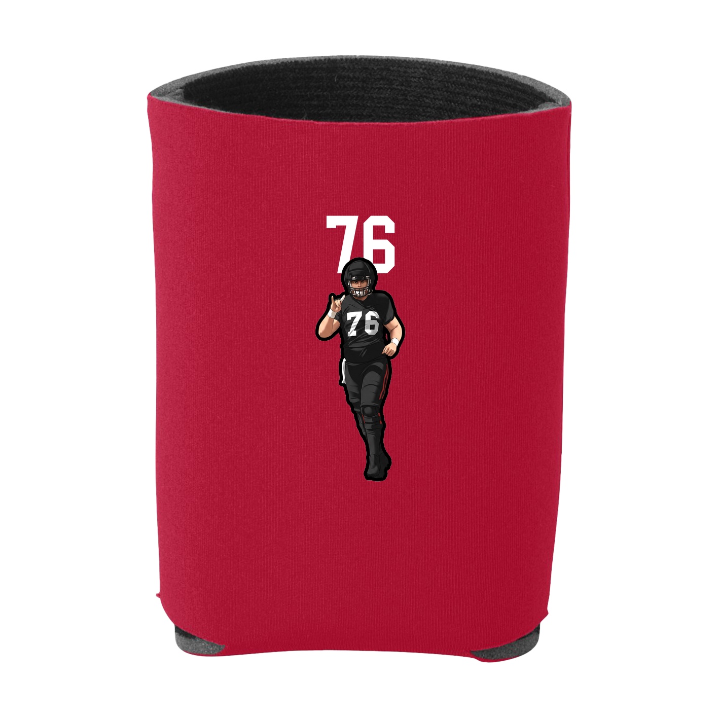 Can Holder — Number Top in Red
