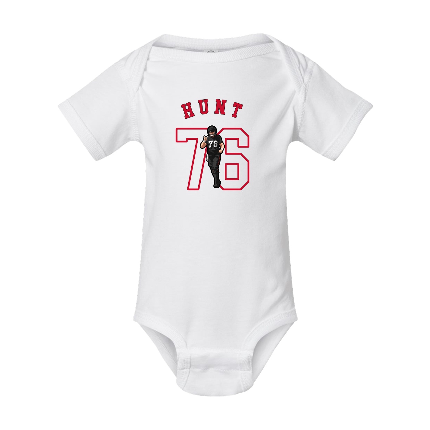Baby Onesie — Shirsey Arch in White